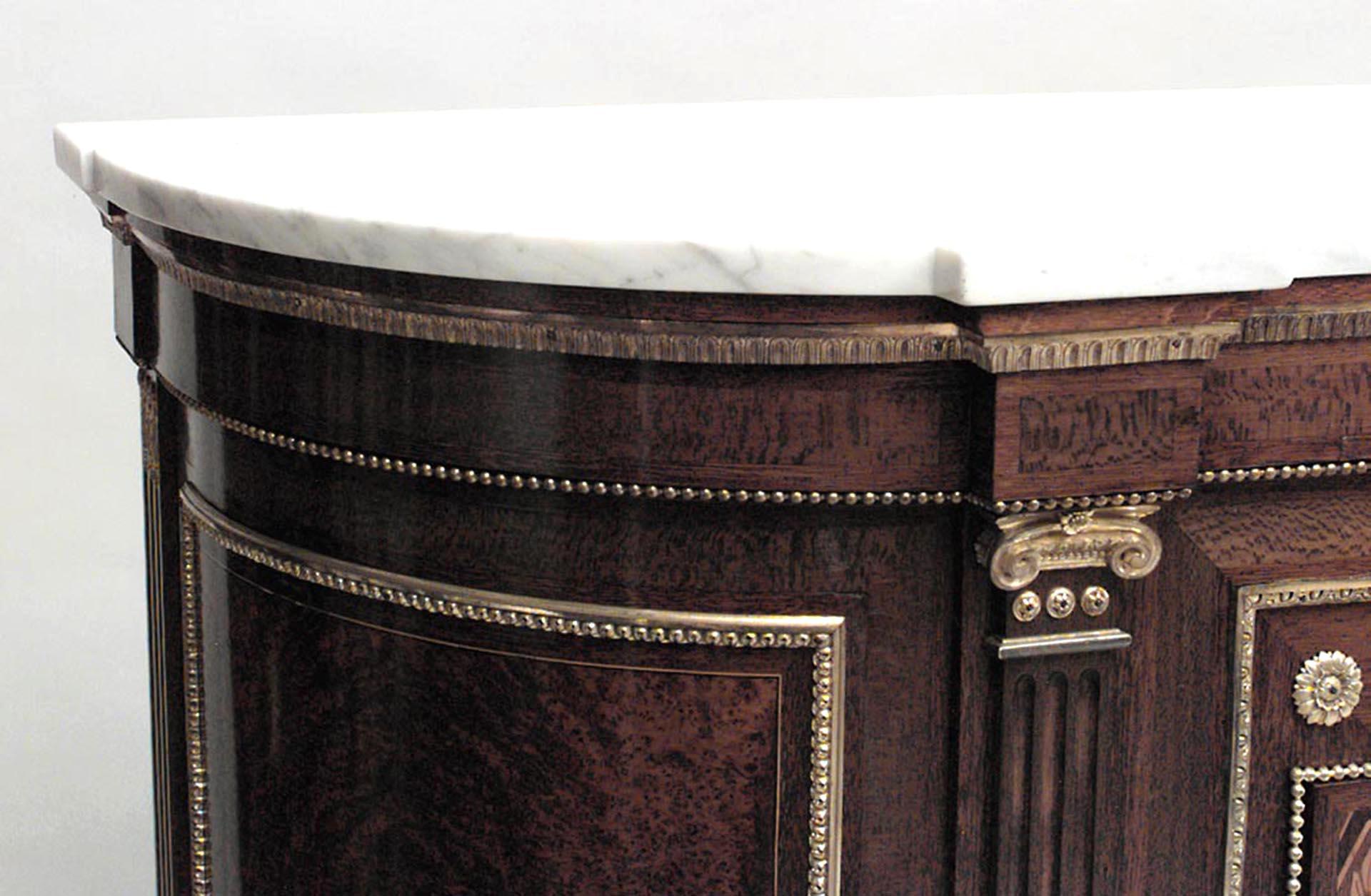 Französisches Sideboard mit Intarsien im Louis-XVI.-Stil (Louis XVI.) im Angebot