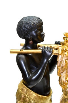 Reloj Alegórico Francés Estilo Luis XVI  de "Paul y Virginie"