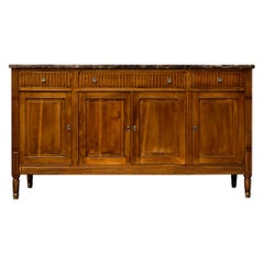 French Louis XVI Style Antique Walnut Buffet