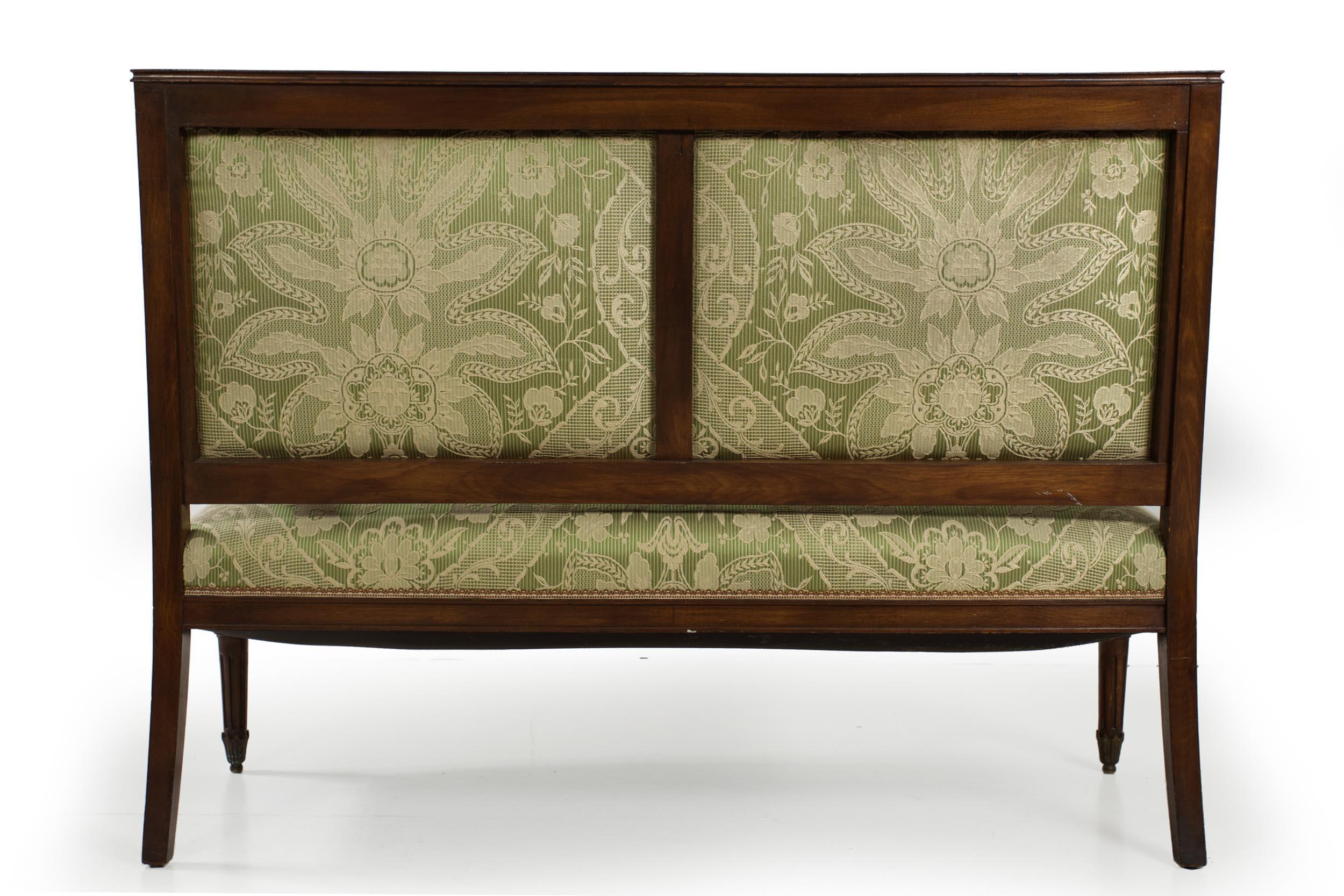 20th Century French Louis XVI Style Antique Walnut Settee Sofa, circa 1900