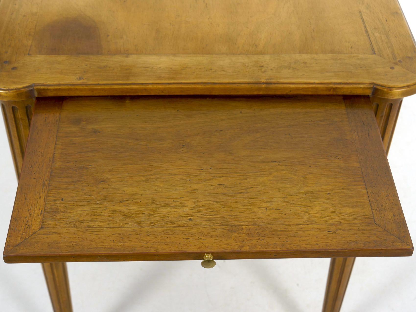 French Louis XVI Style Antique Writing Table Bureau Plat Desk, 20th Century 11