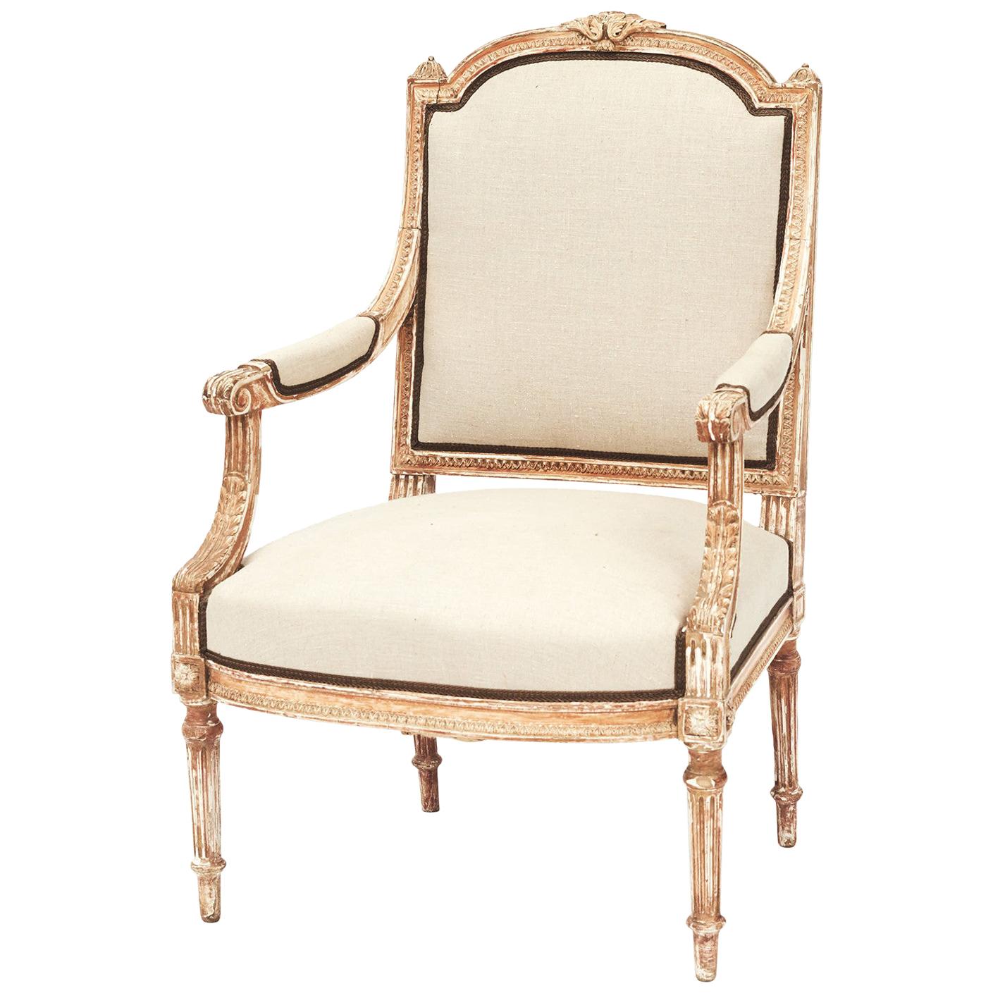 French Louis XVI Style Armchair
