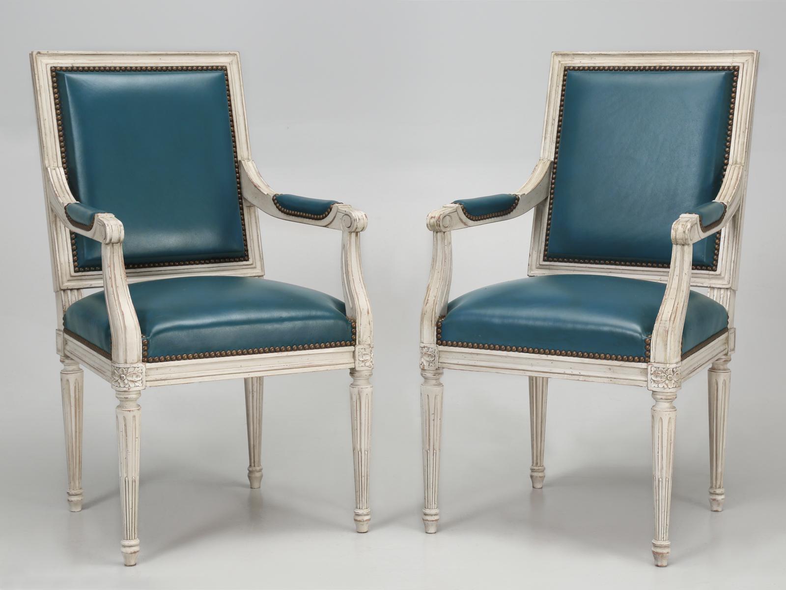 From the Old Plank Collection, comes a Louis XVI style dining chair, made in France, by an elderly gentleman, who has been crafting French dining chairs his entire life. Our French Louis XVI style chairs are available in the flat, as we like to call
