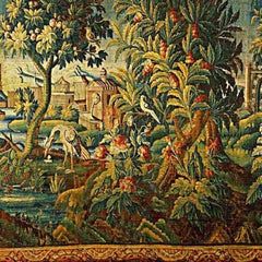 French Louis XVI Style Aubusson Castle Tapestry