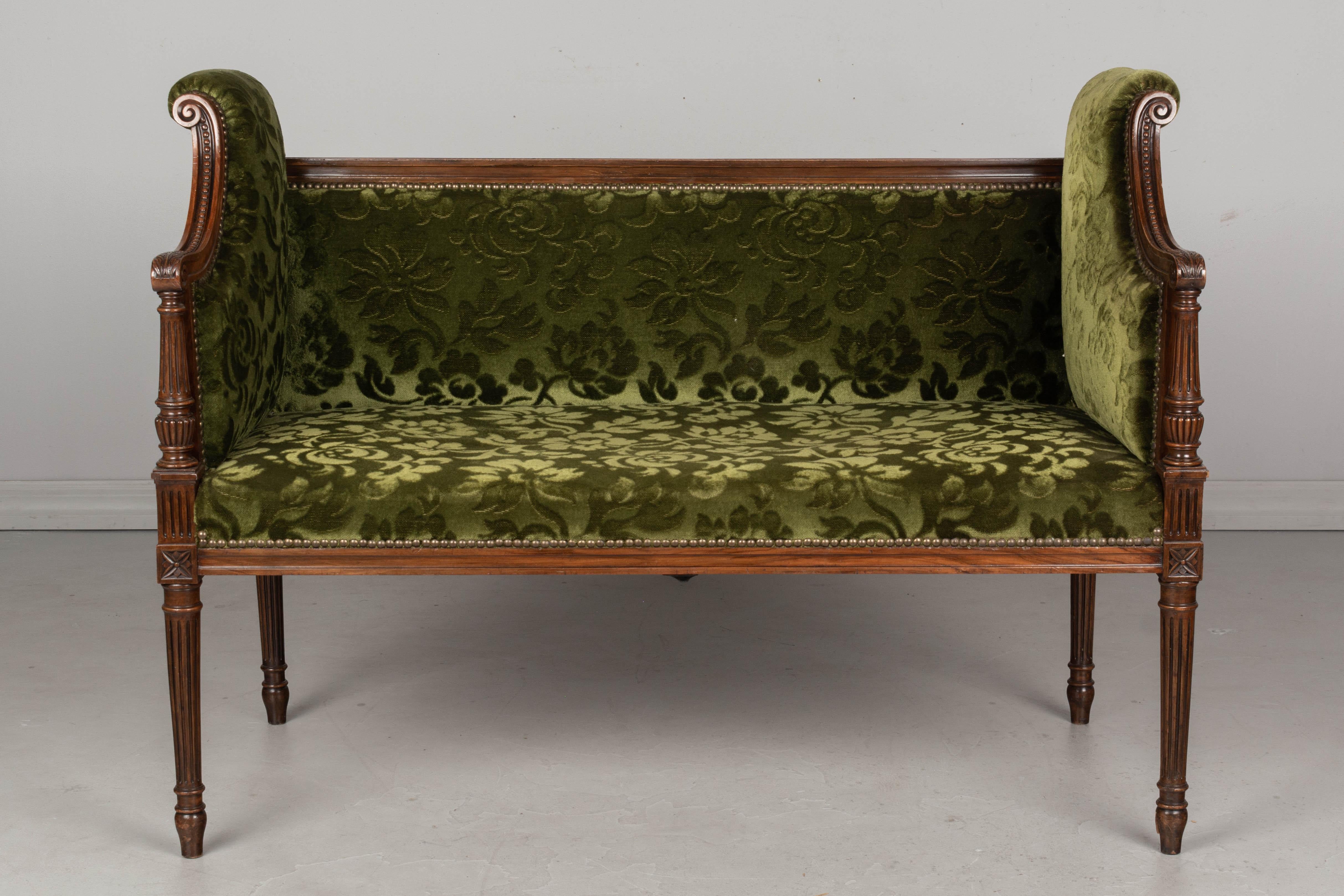 french banquette bench