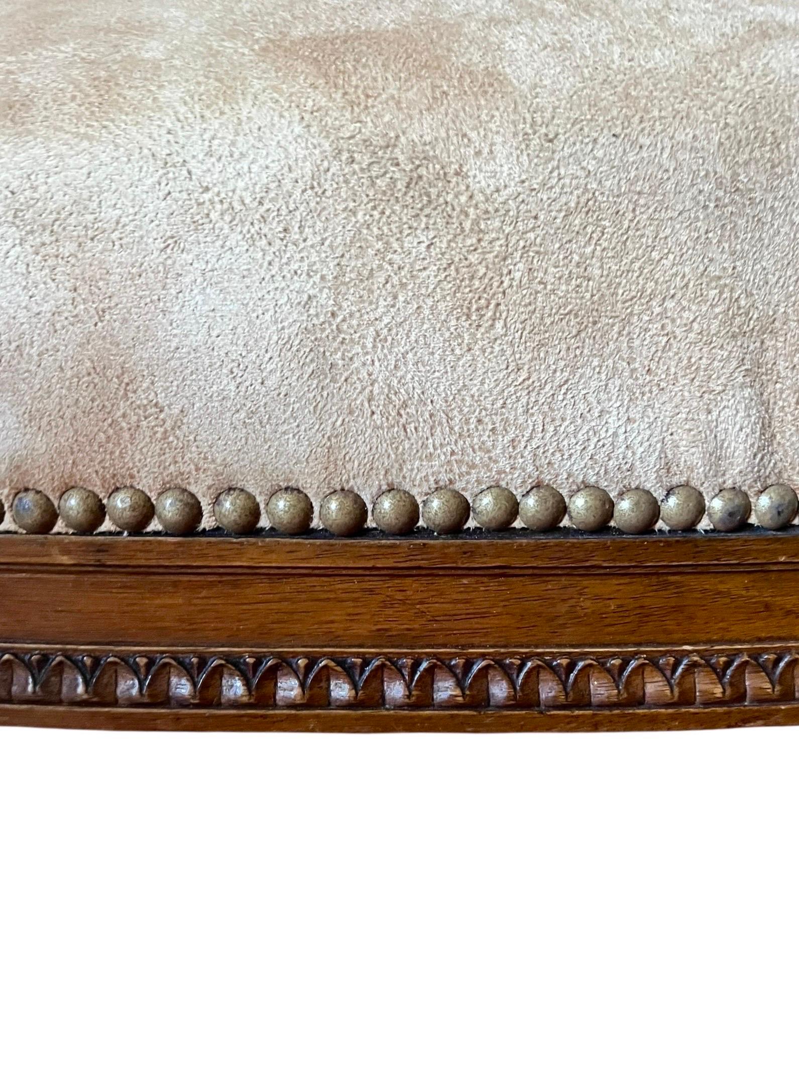French Louis XVI style basket/gondola/marquise Armchair - France - 19th century For Sale 3
