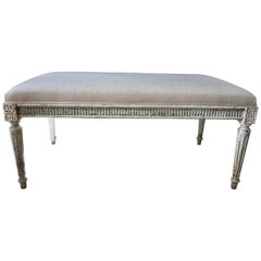 Antique French Louis XVI Style Bench