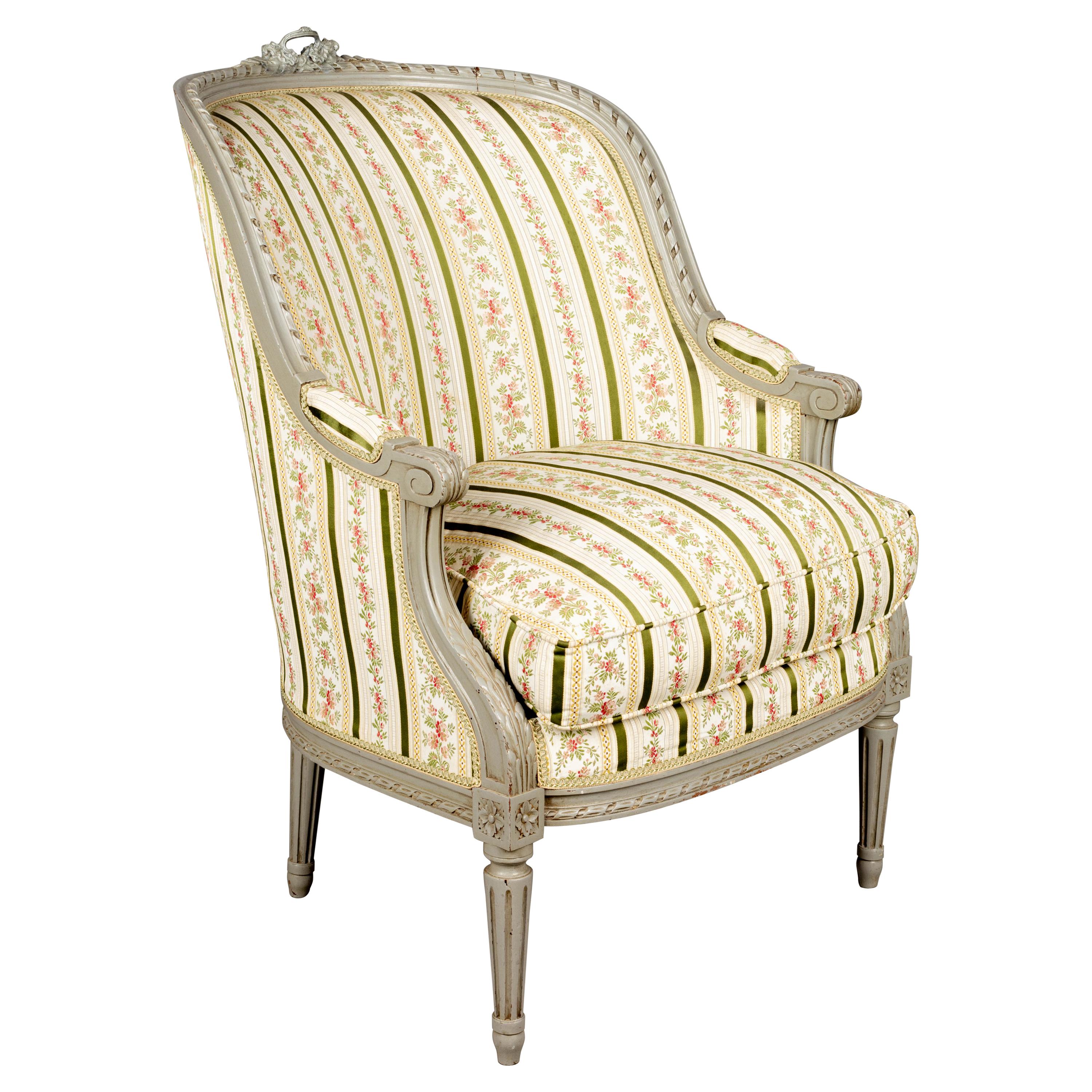 Louis XVI Style Armchair at 1stDibs