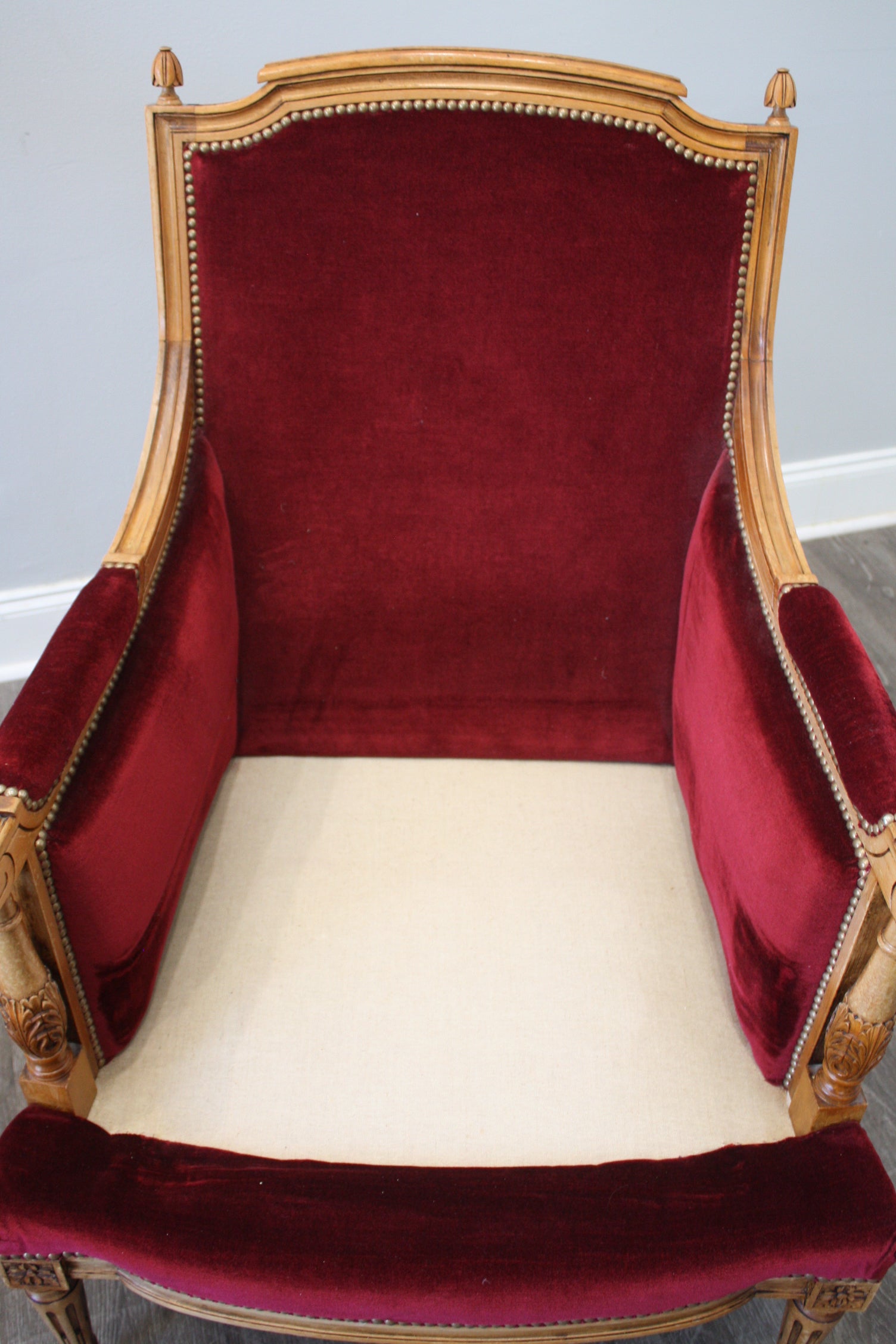 French Louis XVI Style Bergere Chairs For Sale 3