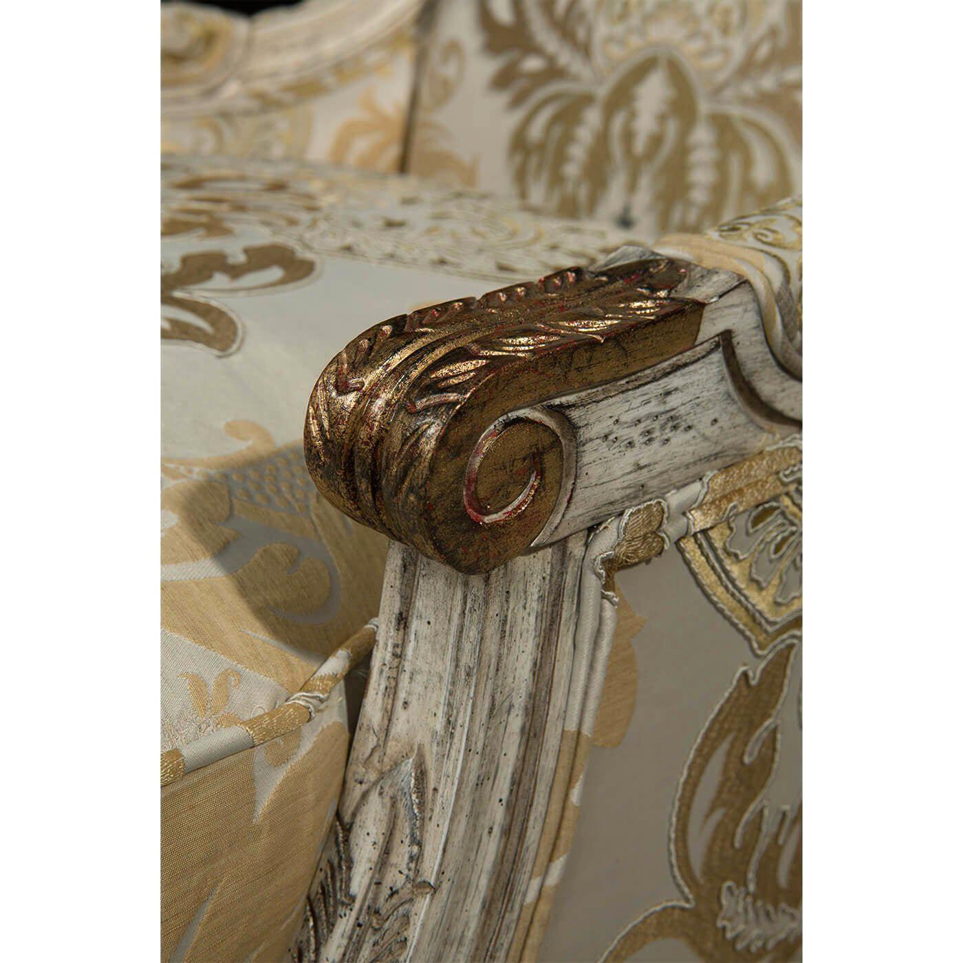 French Louis XVI Style Bergère In New Condition For Sale In Westwood, NJ