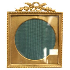 French Louis XVI Style Brass Picture Frame