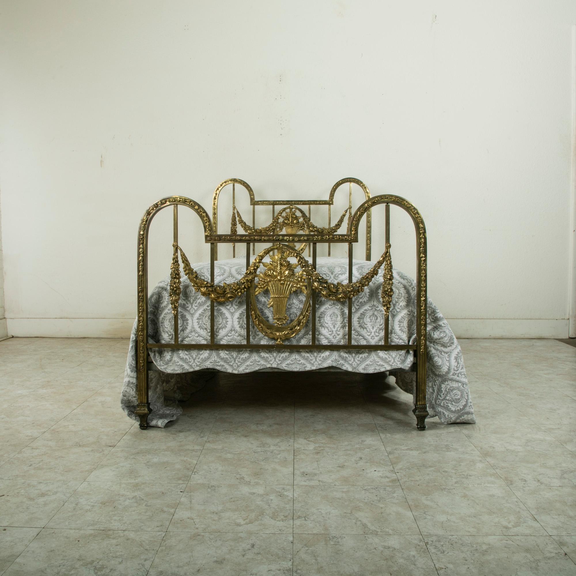 brass twin bed frame