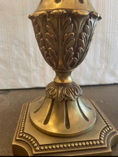 French Louis XVI Style Bronze Candelabra