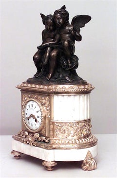 French Louis XVI Cupid Mantel Clock