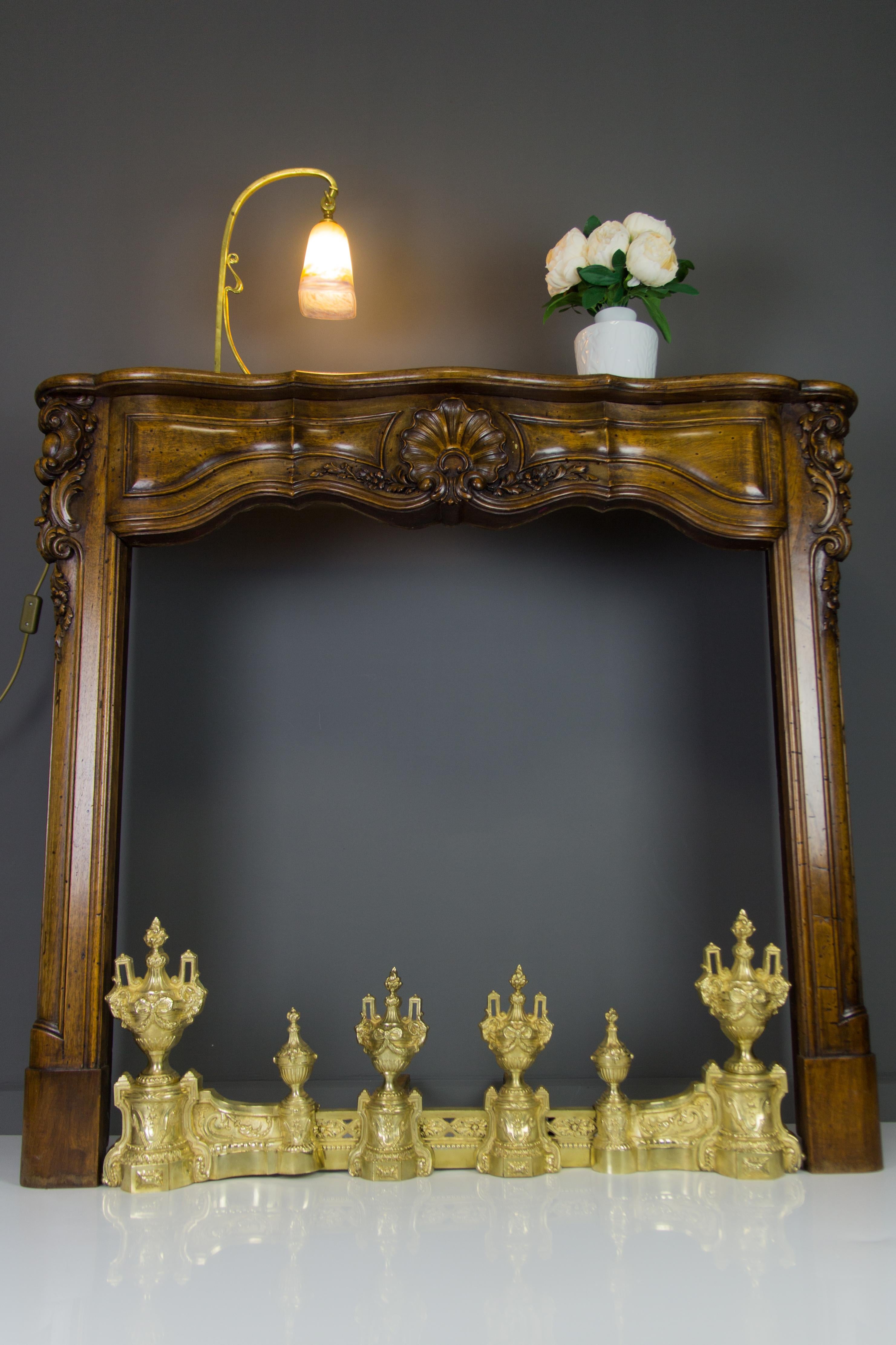 Set di caminetti in bronzo in stile Luigi XVI di Charles Casier, fine XIX secolo In condizioni buone in vendita a Barntrup, DE