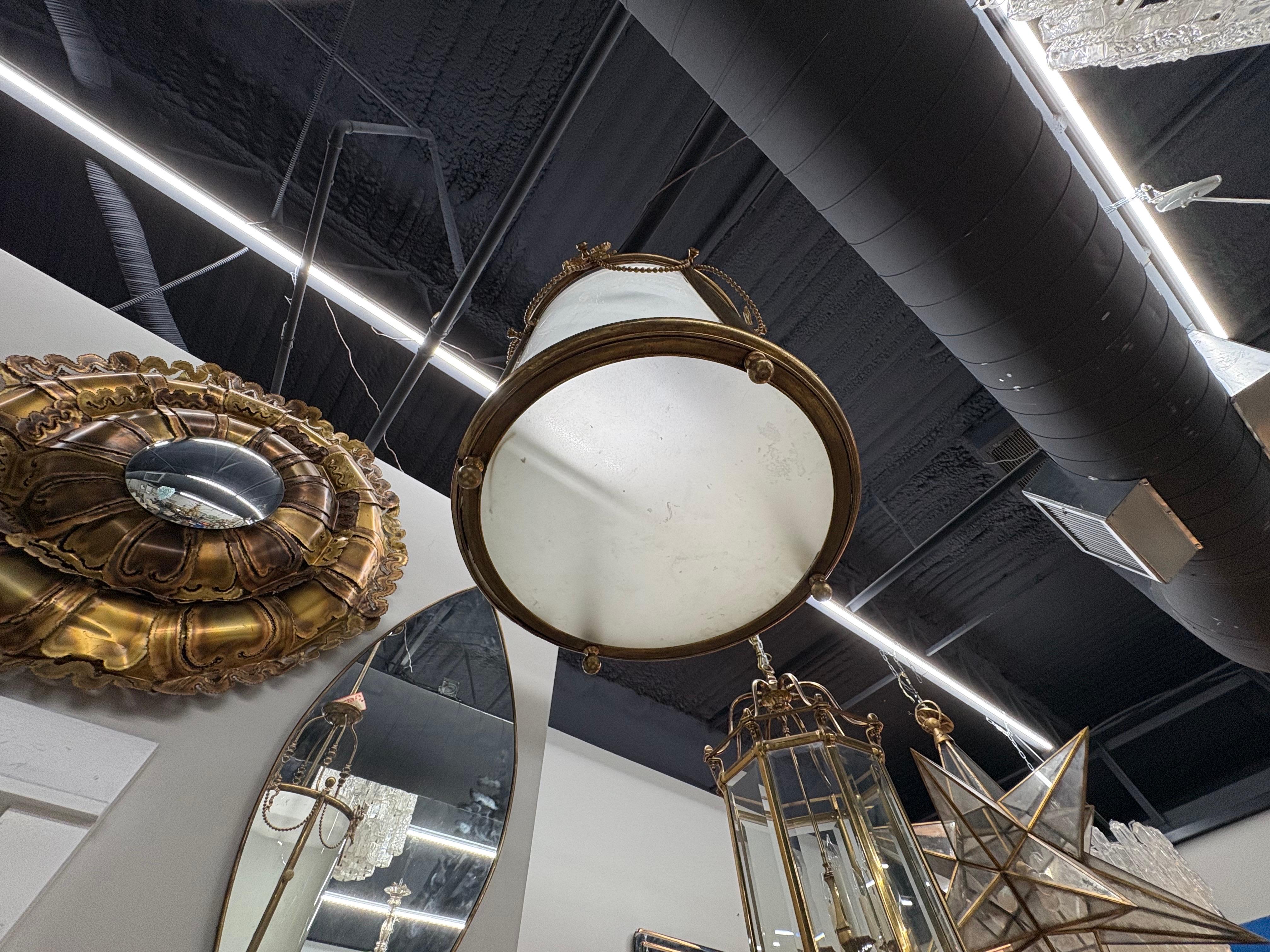 Französische Bronze-Laterne im Louis-XVI-Stil im Angebot 1