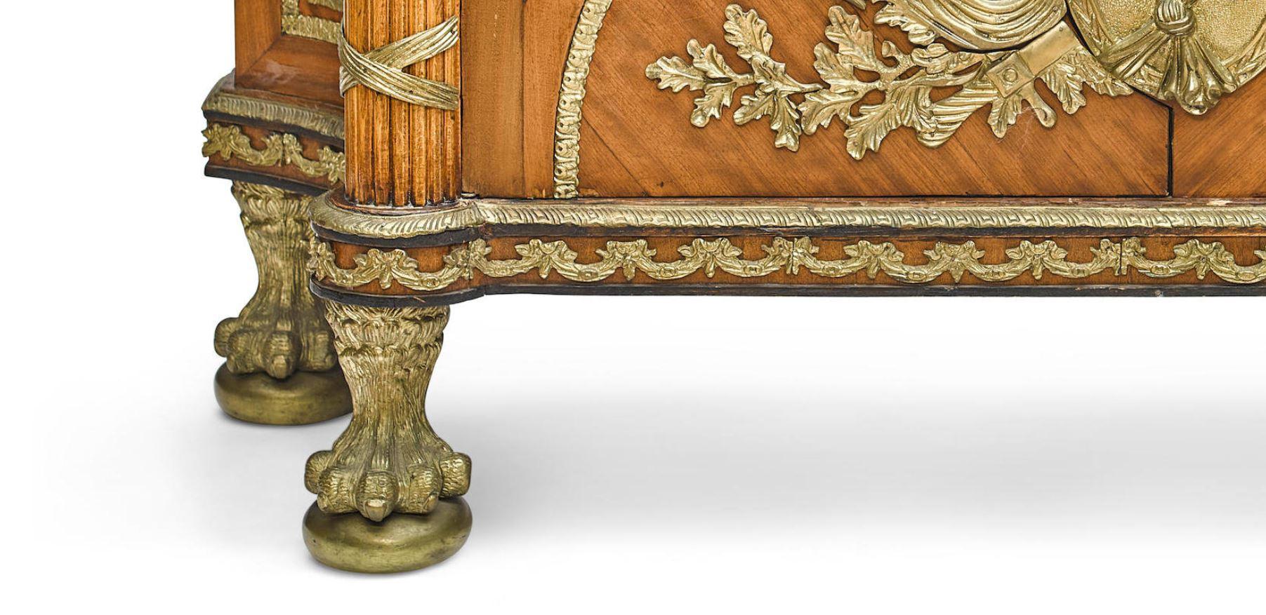 French Louis XVI Style Bronze Mounted Commode 1