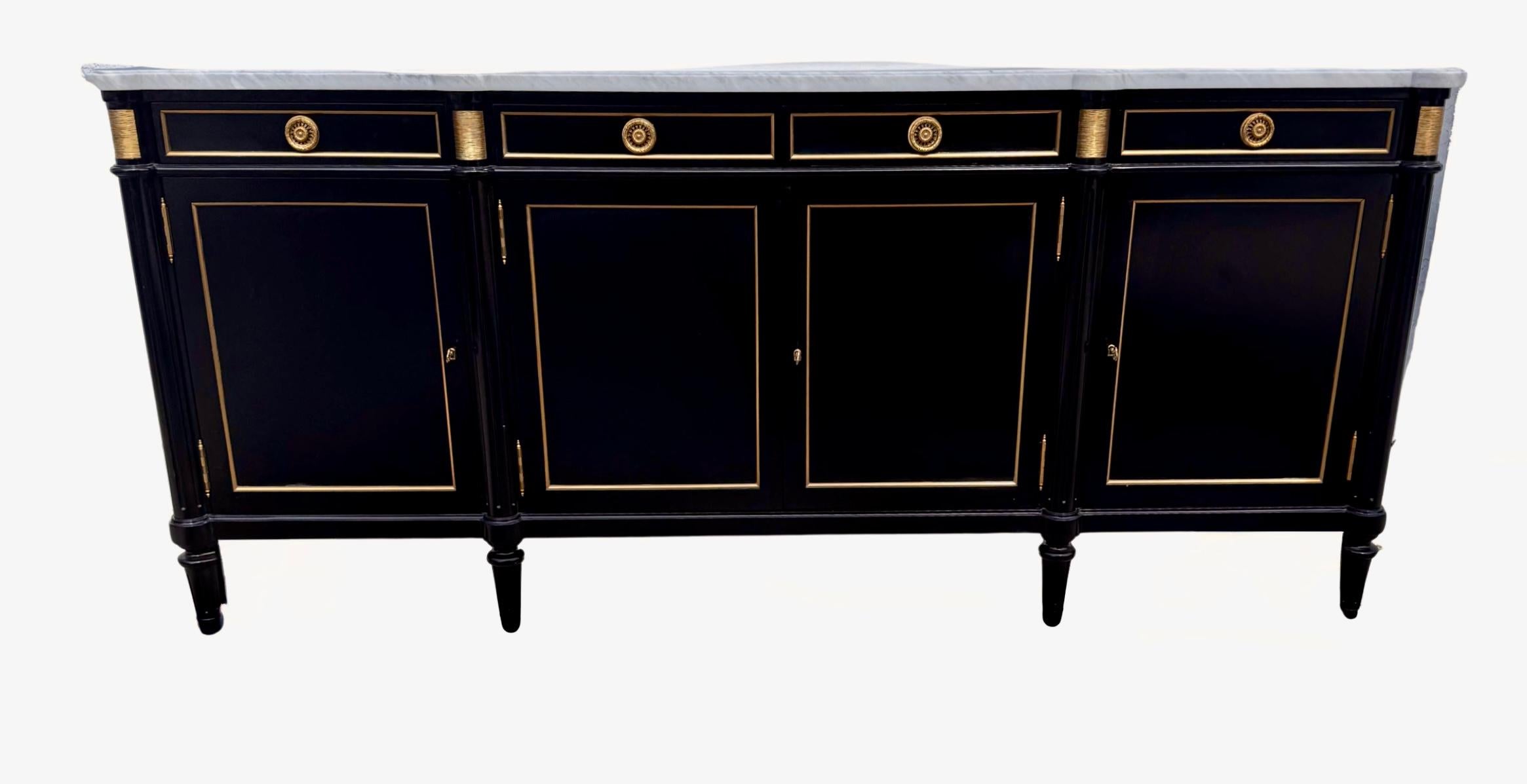 Buffet francés estilo Luis XVI Enfilade en venta 3