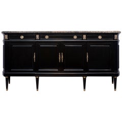 French, Louis XVI Style Buffet with Saint Anne Marble