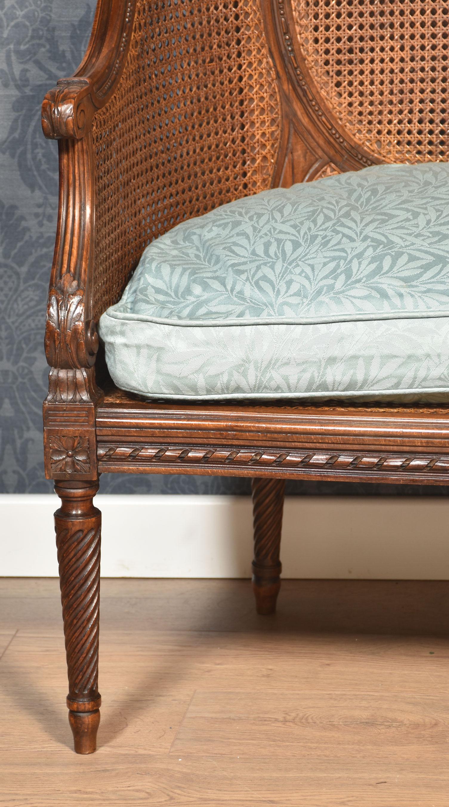British French Louis XVI style canape settee