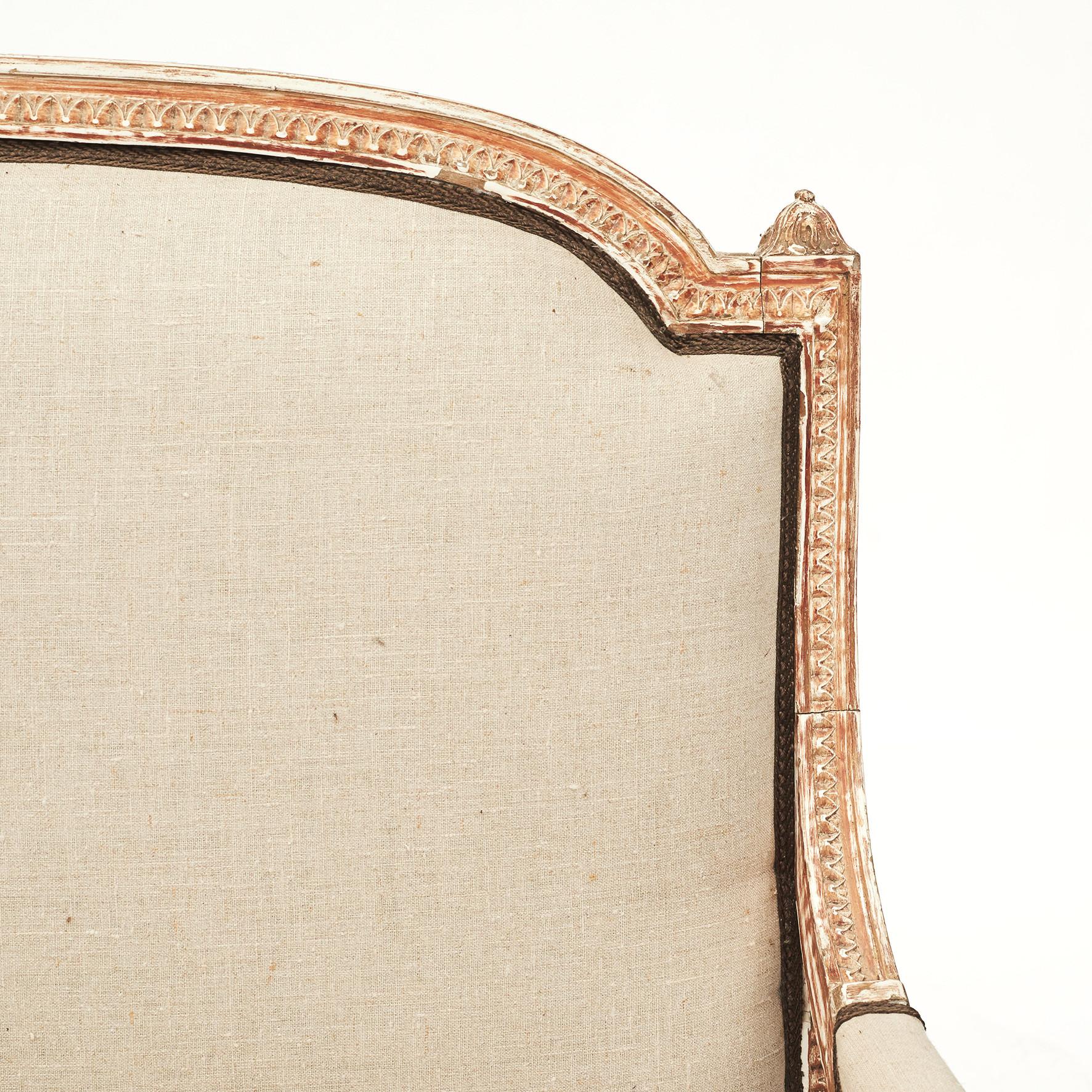 French Louis XVI Style Canape Sofa 7