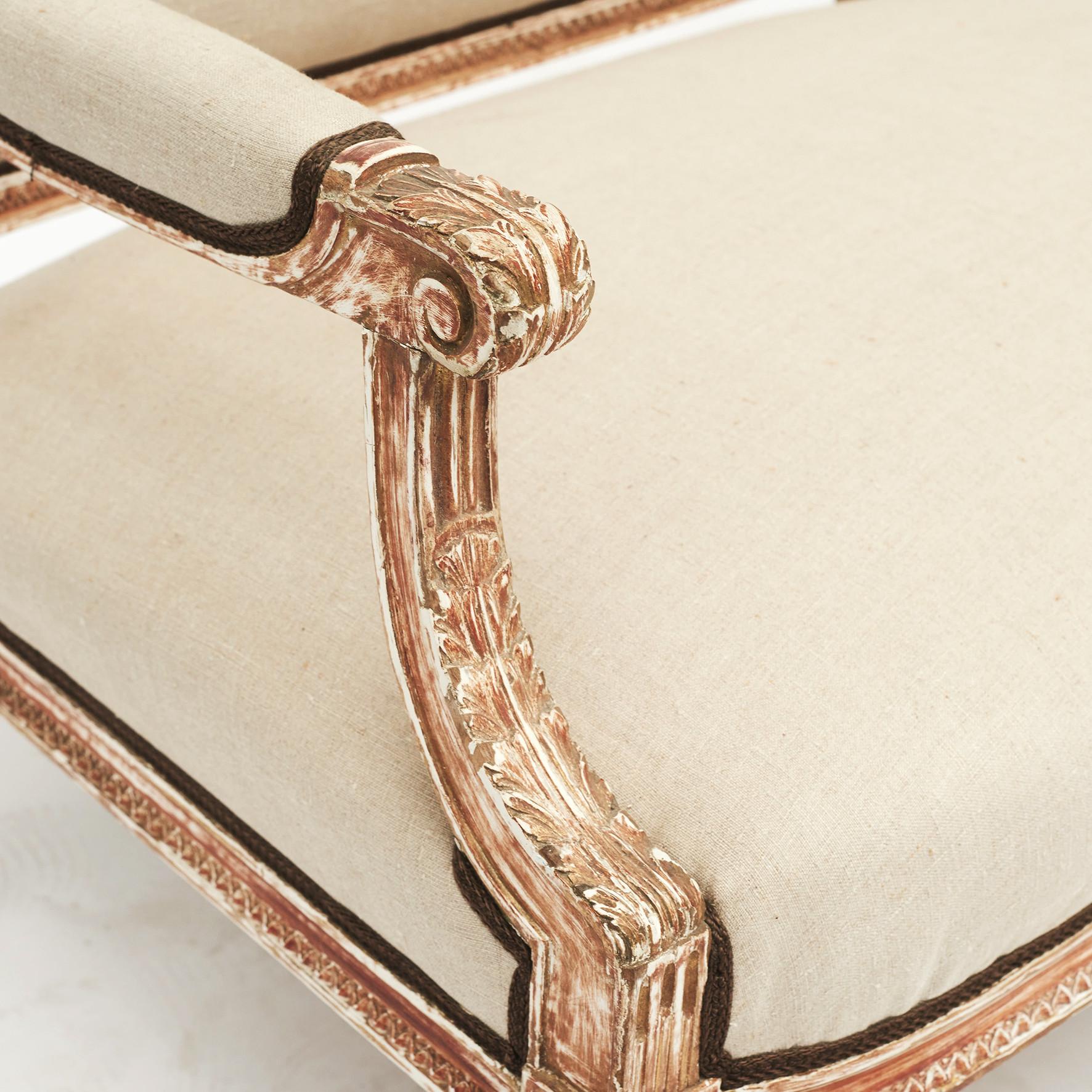 French Louis XVI Style Canape Sofa 2