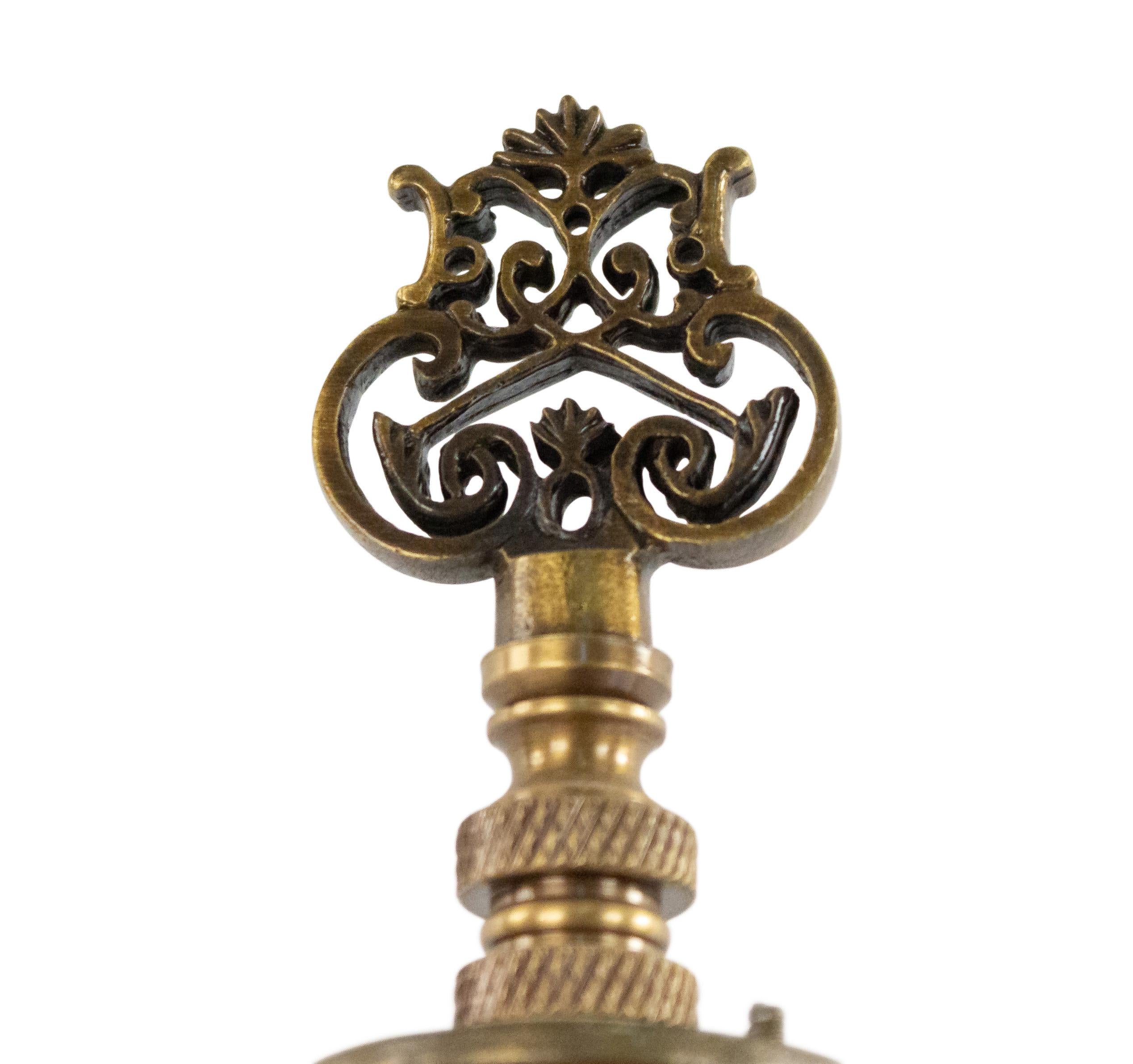 Bronze French Louis XVI Style Candelabra Table Lamps For Sale