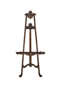 French Louis XVI Style Carved Beechwood Artist’s Easel, circa 1920