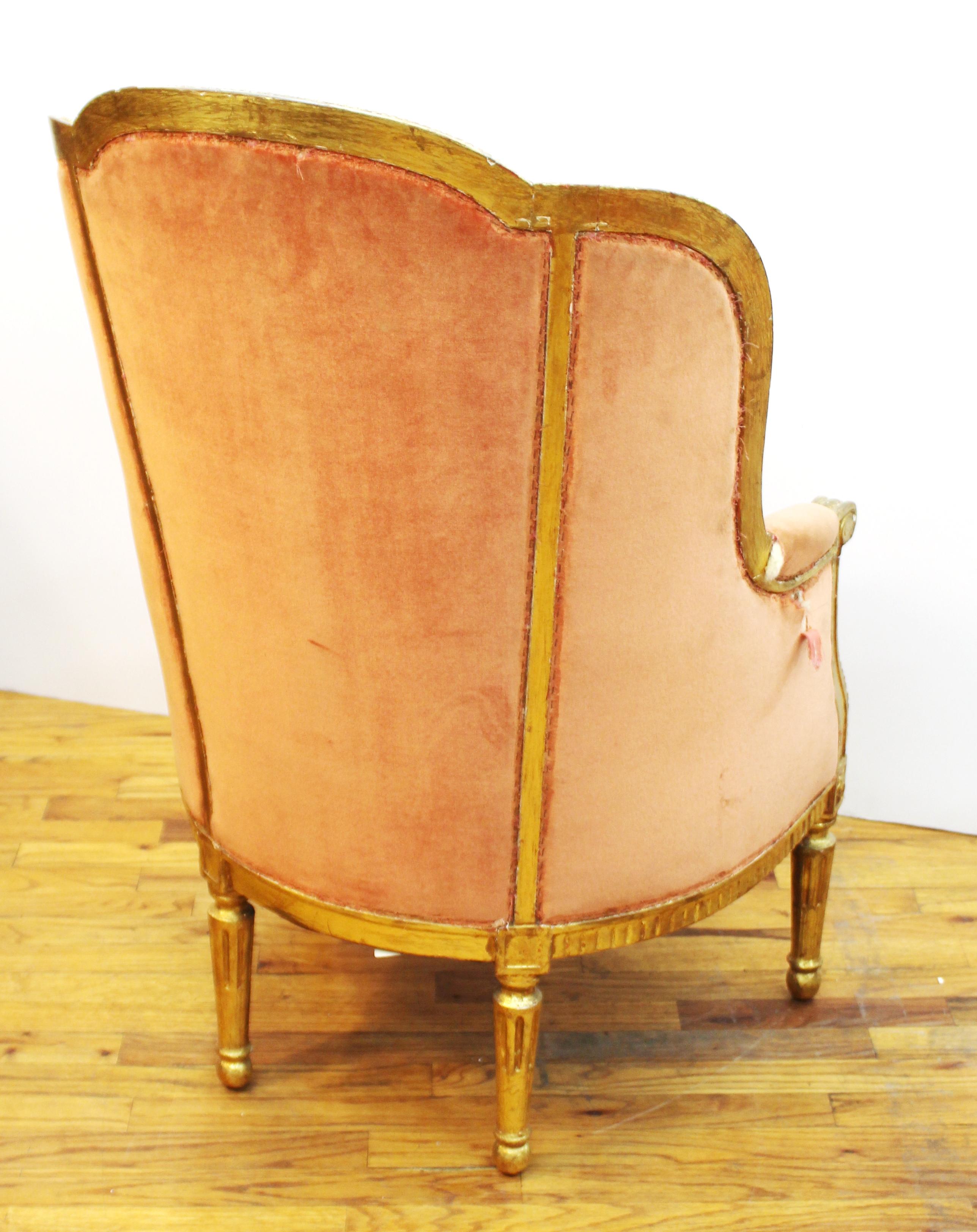French Louis XVI Style Chaise Longue 4