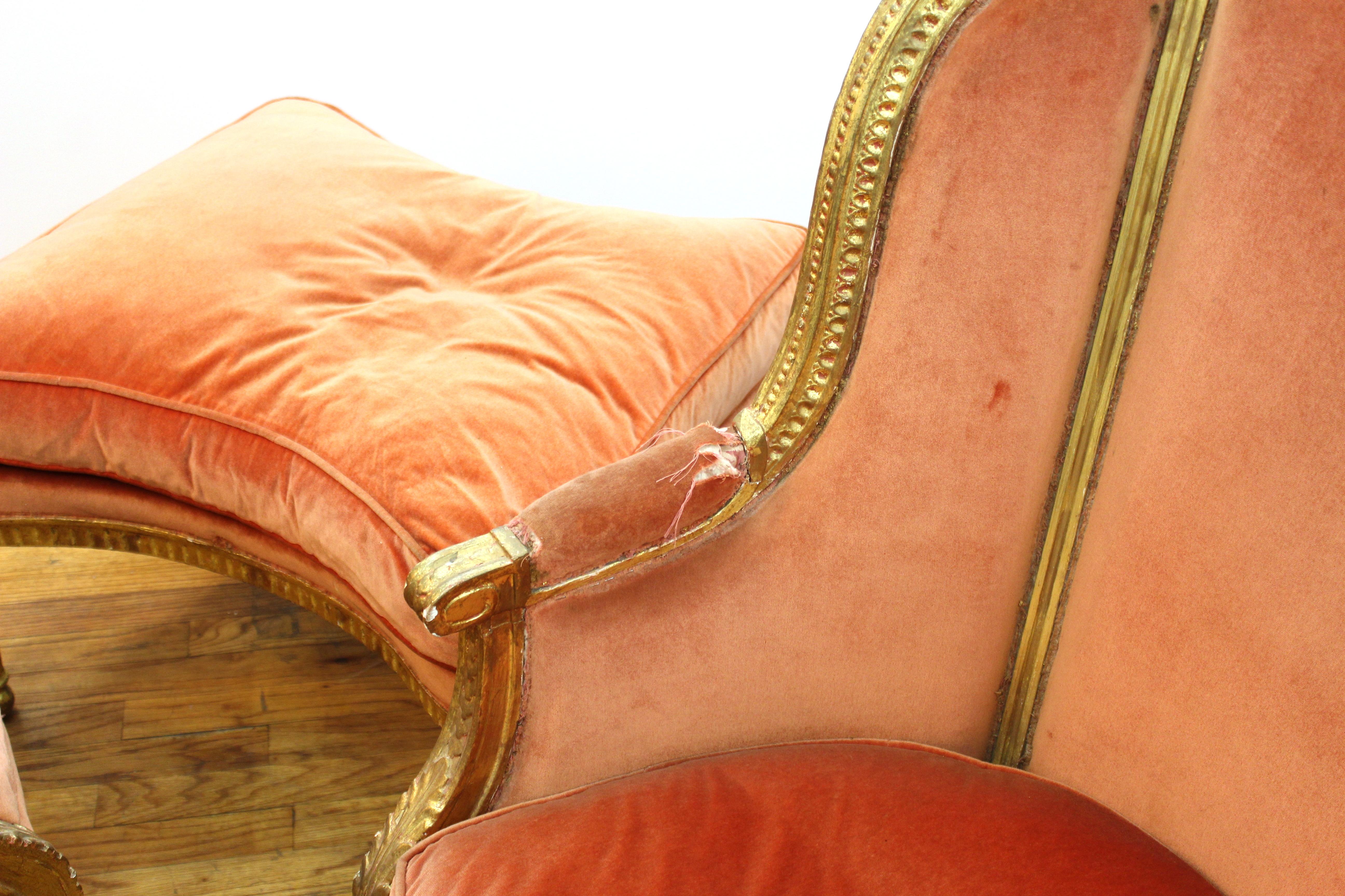 French Louis XVI Style Chaise Longue 6