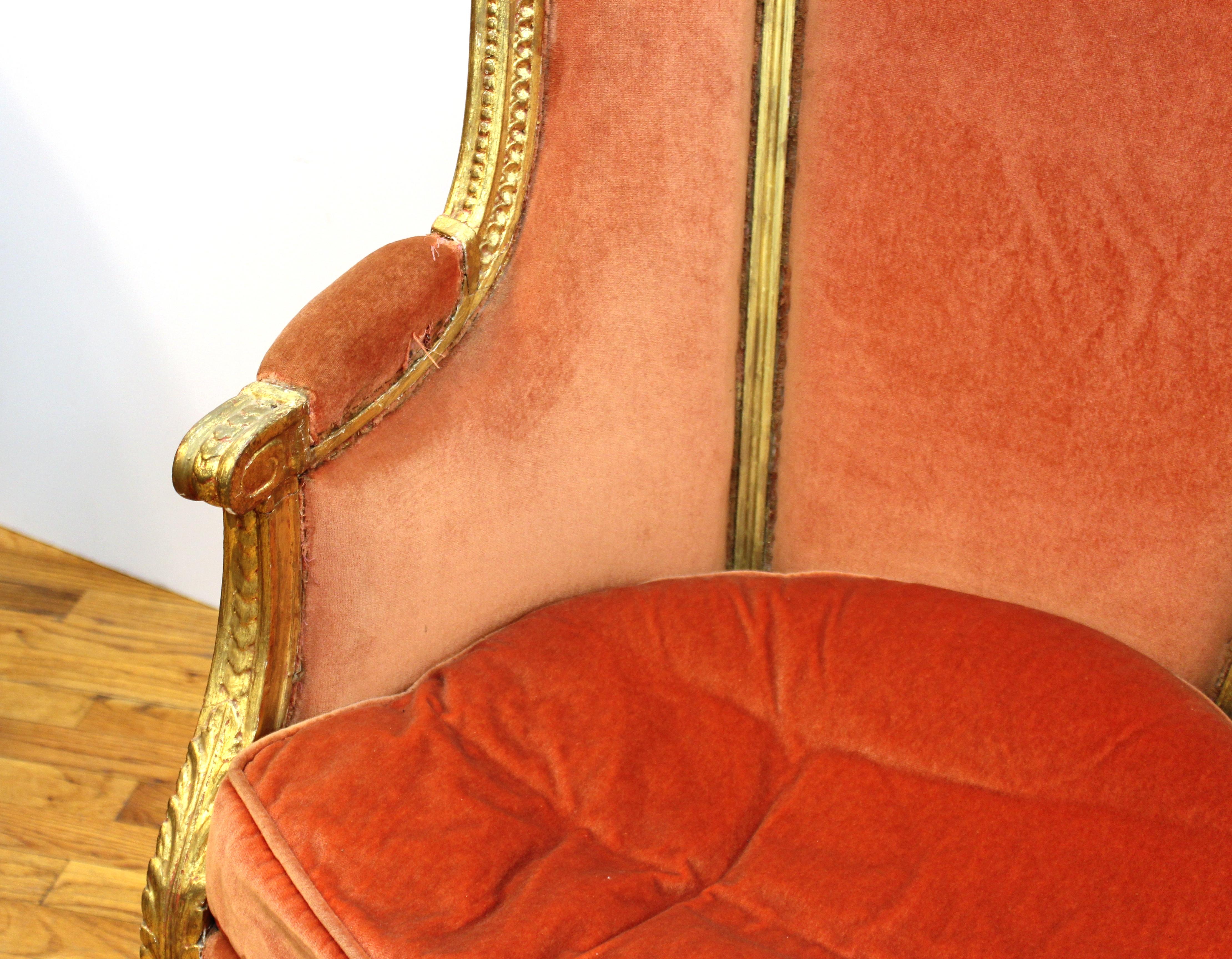 French Louis XVI Style Chaise Longue 1