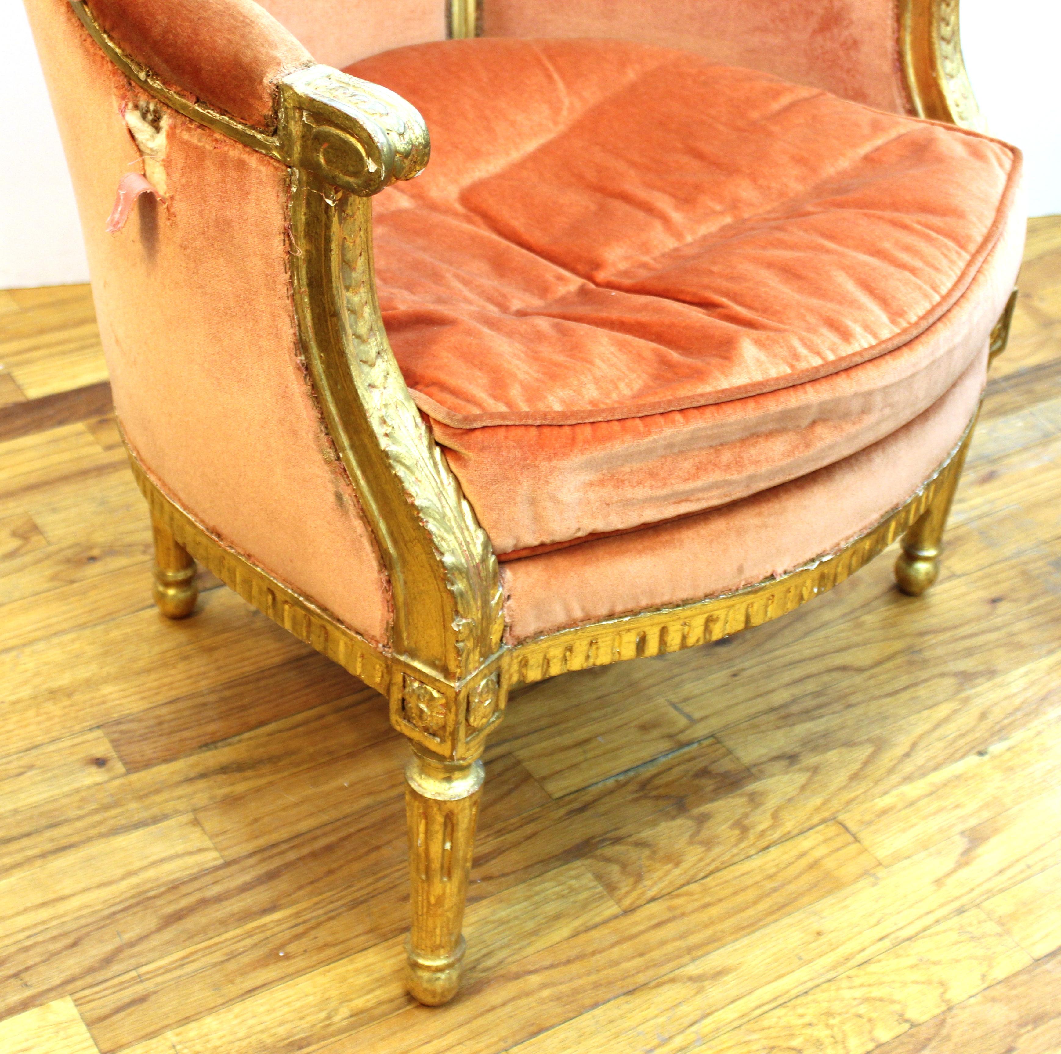 French Louis XVI Style Chaise Longue 3