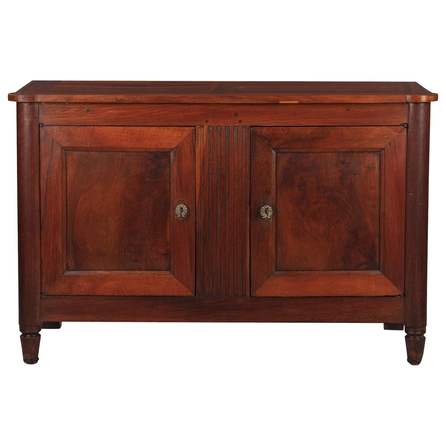 French Louis XVI Style Cherrywood Buffet, 19th Century