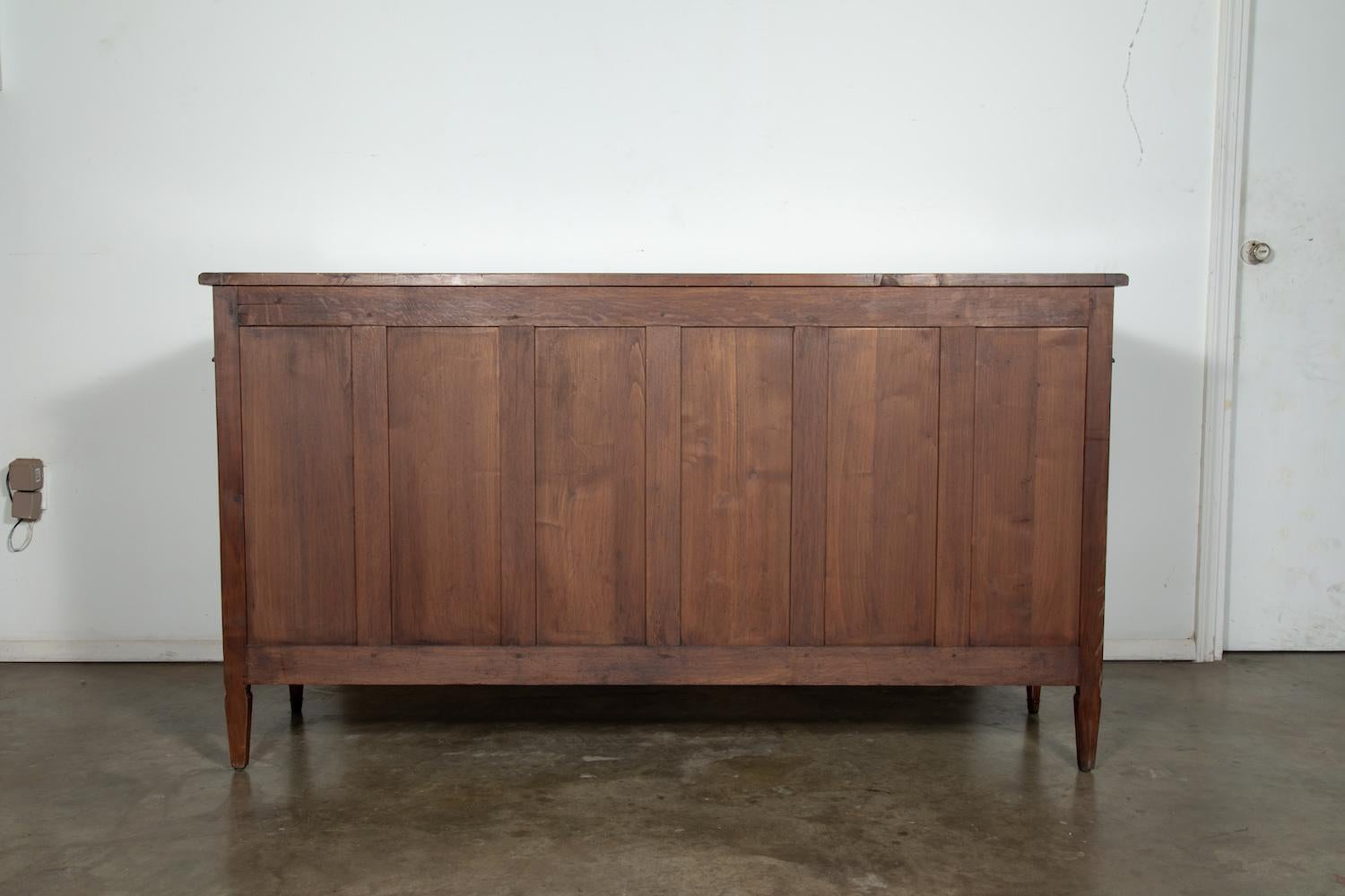 French Louis XVI Style Cherrywood Enfilade Buffet 9