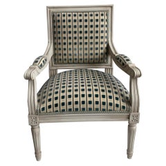 French Louis XVI Style Children’s Upholstered Armchair