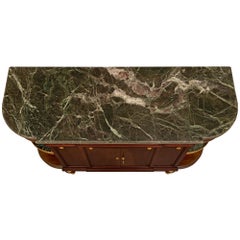 French Louis XVI Style circa 1870 Mahogany and Ormolu Mounted Buffet