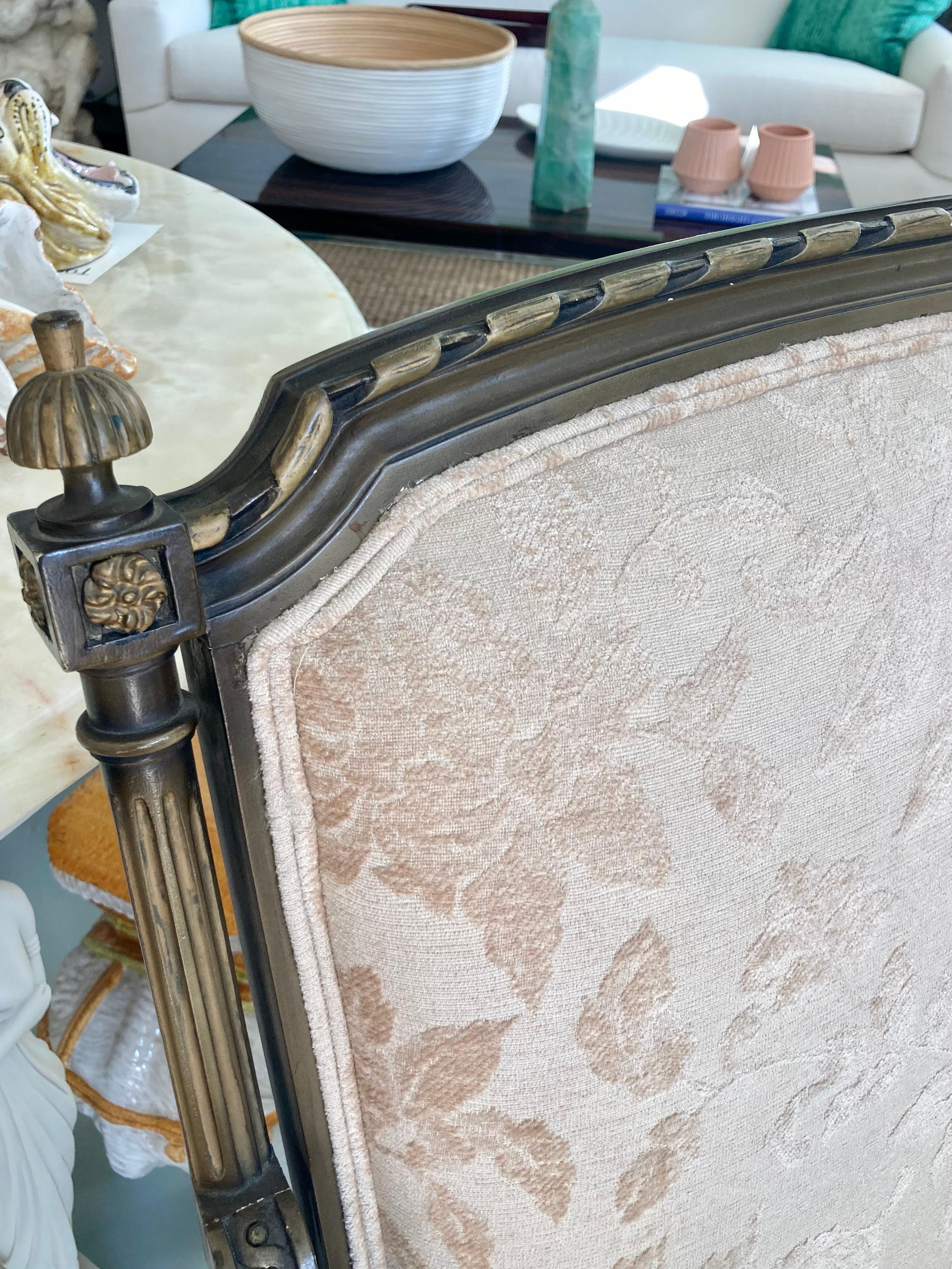French Louis XVI Style Club Chair #1 - John Elgin Woolf For Sale 2