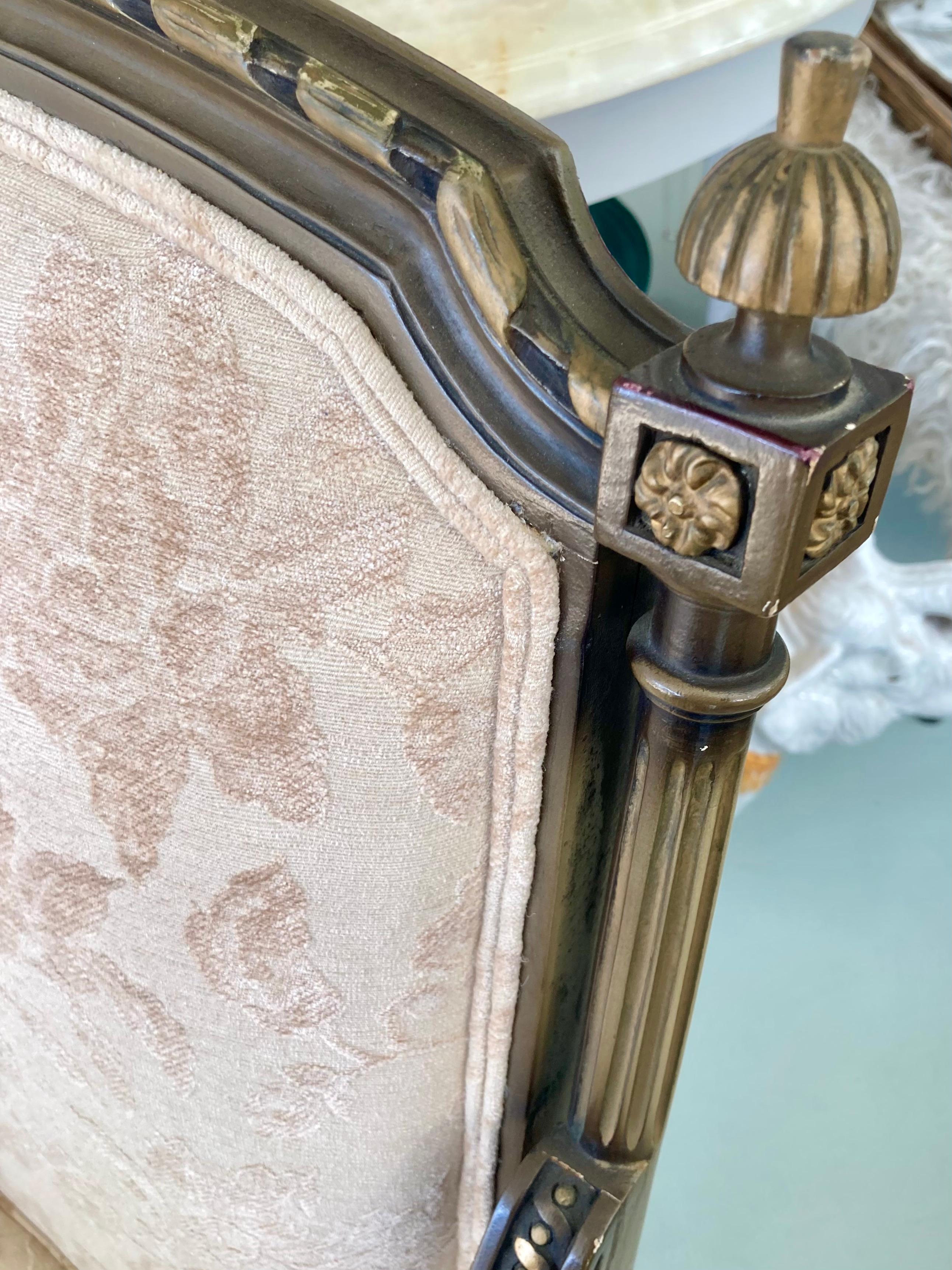 French Louis XVI Style Club Chair #1 - John Elgin Woolf For Sale 3
