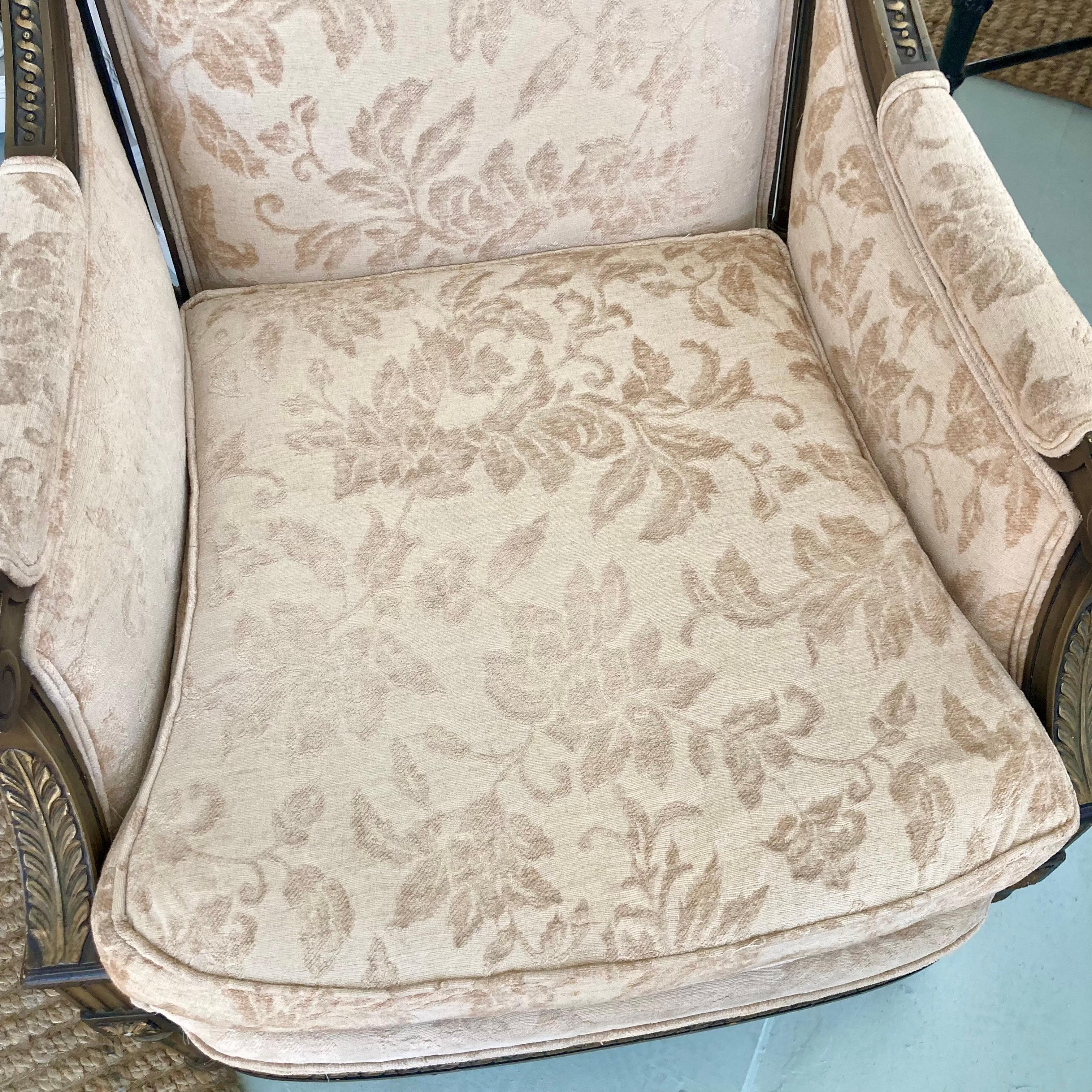 French Louis XVI Style Club Chair #1 - John Elgin Woolf For Sale 4