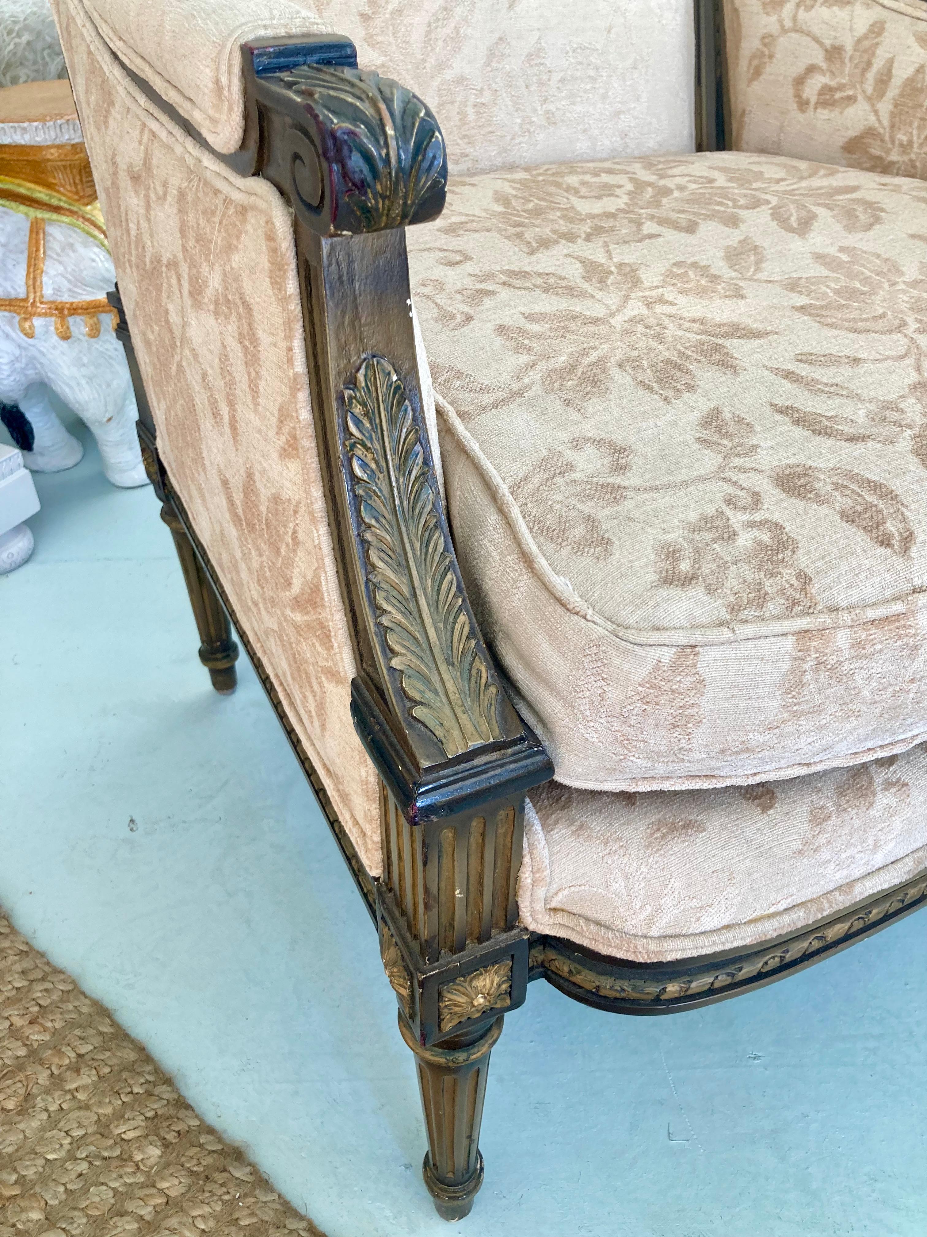 French Louis XVI Style Club Chair #2 - John Elgin Woolf For Sale 6