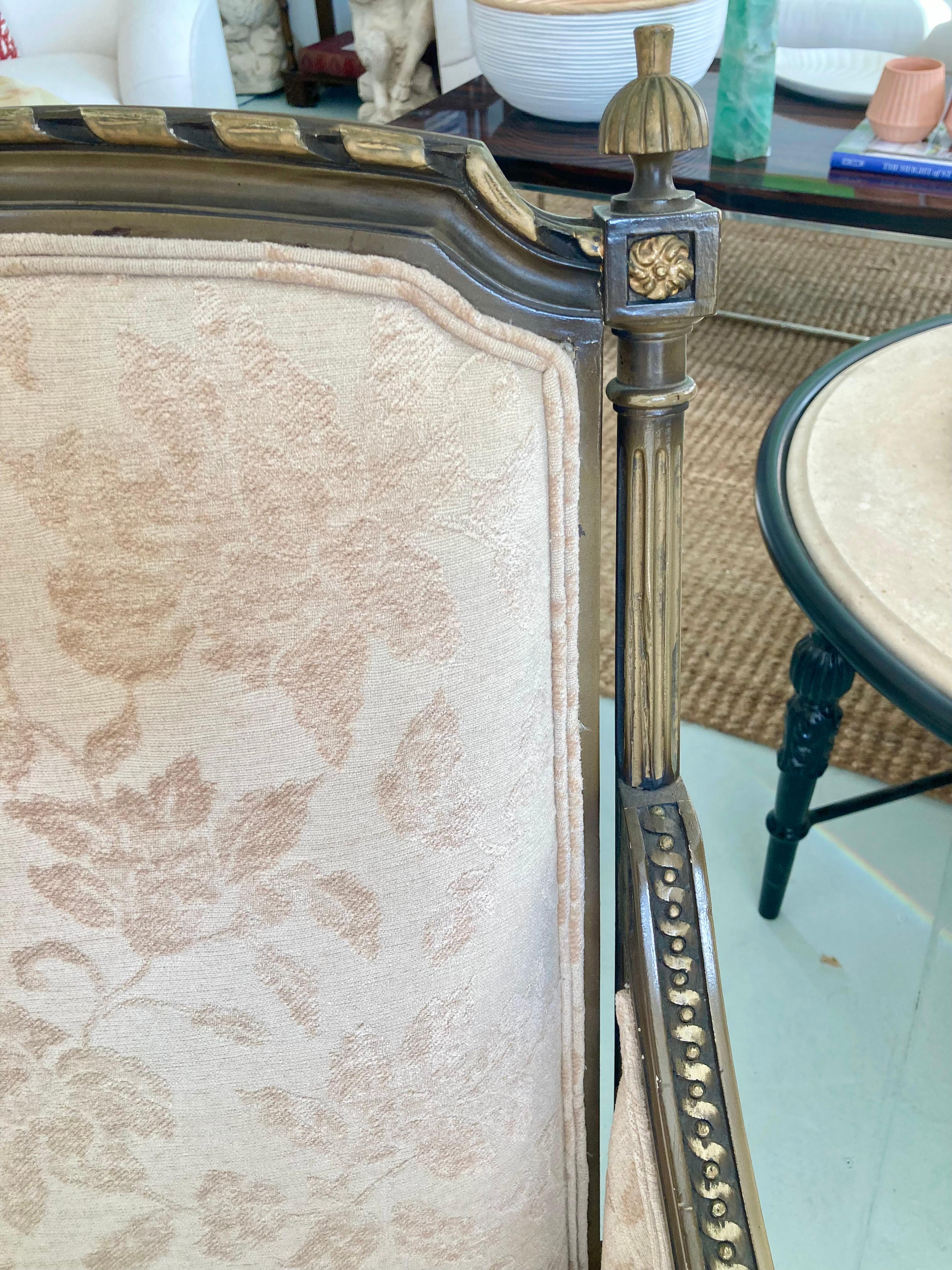 French Louis XVI Style Club Chair #2 - John Elgin Woolf For Sale 3