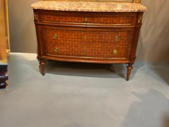 French Louis XVI style commode king wood and mahogany