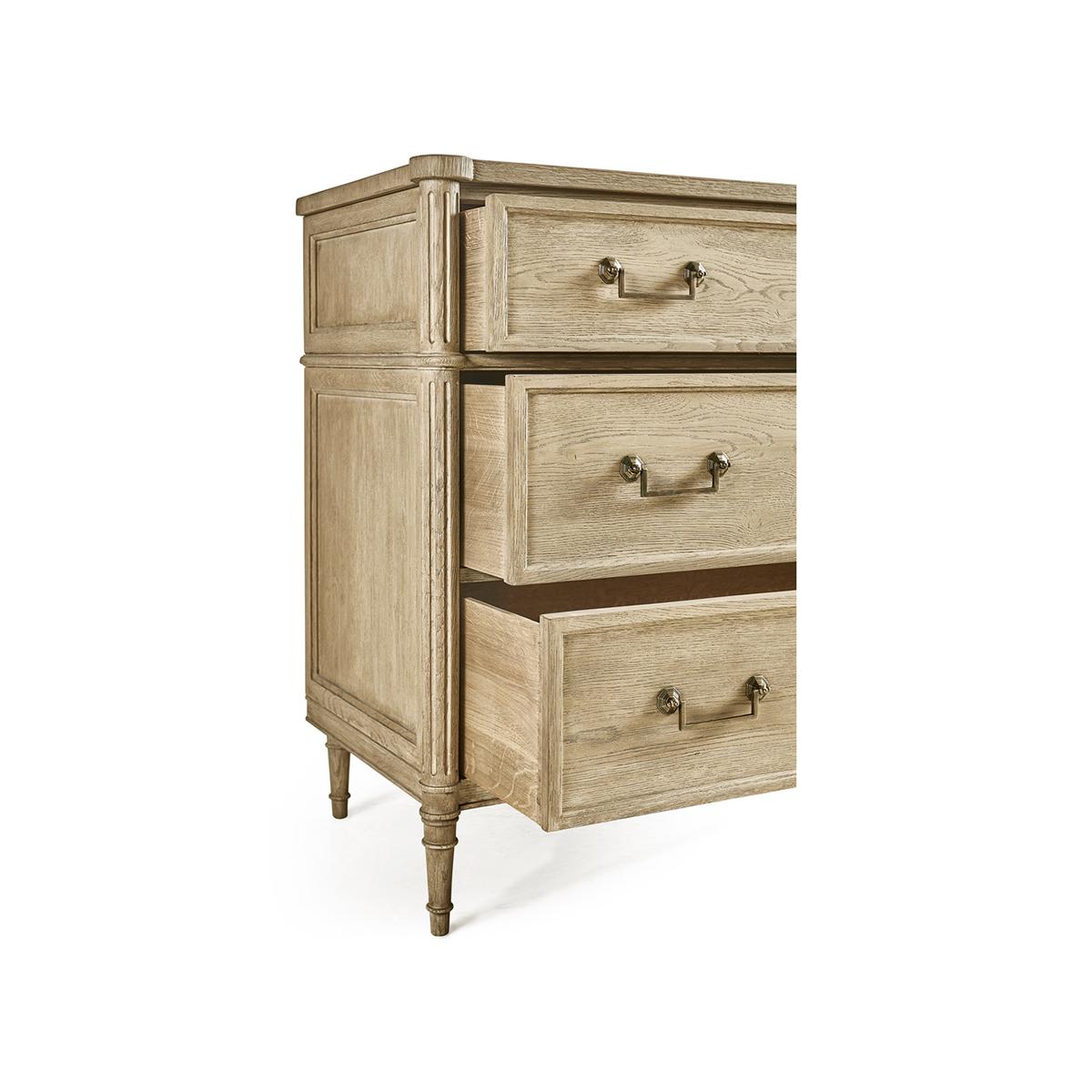 Contemporary French Louis XVI Style Commode, Natural 52