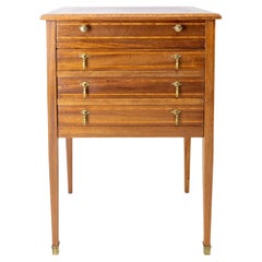 French Louis XVI Style Commode or Little Buffet, Iroko, circa 1920