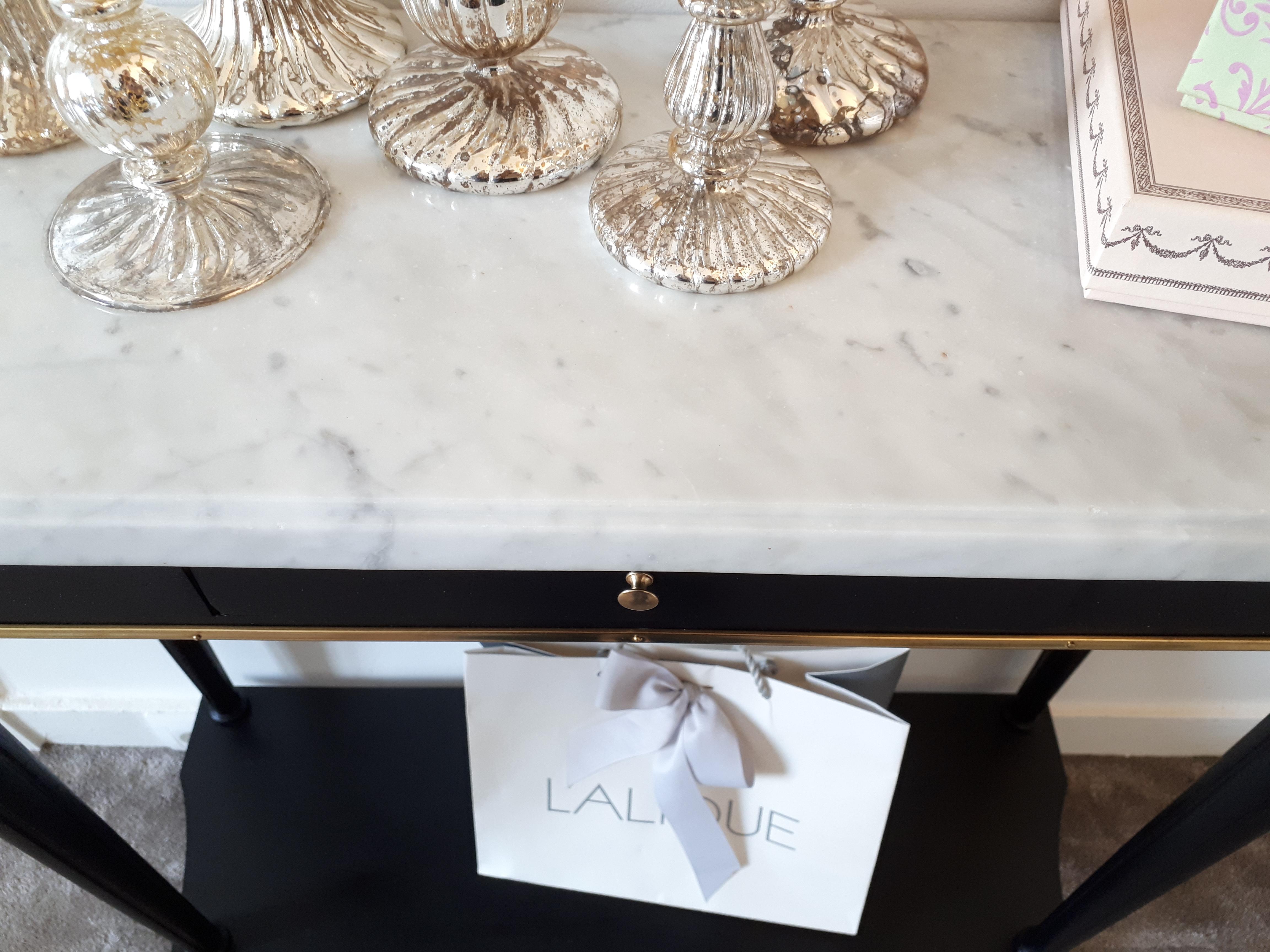French Louis XVI Style Console Marble Top 10