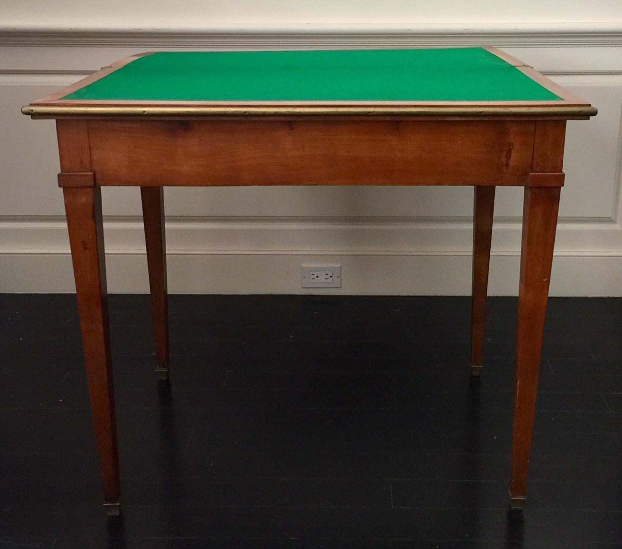 19th Century French Louis XVI Style Console Table/Games Table For Sale