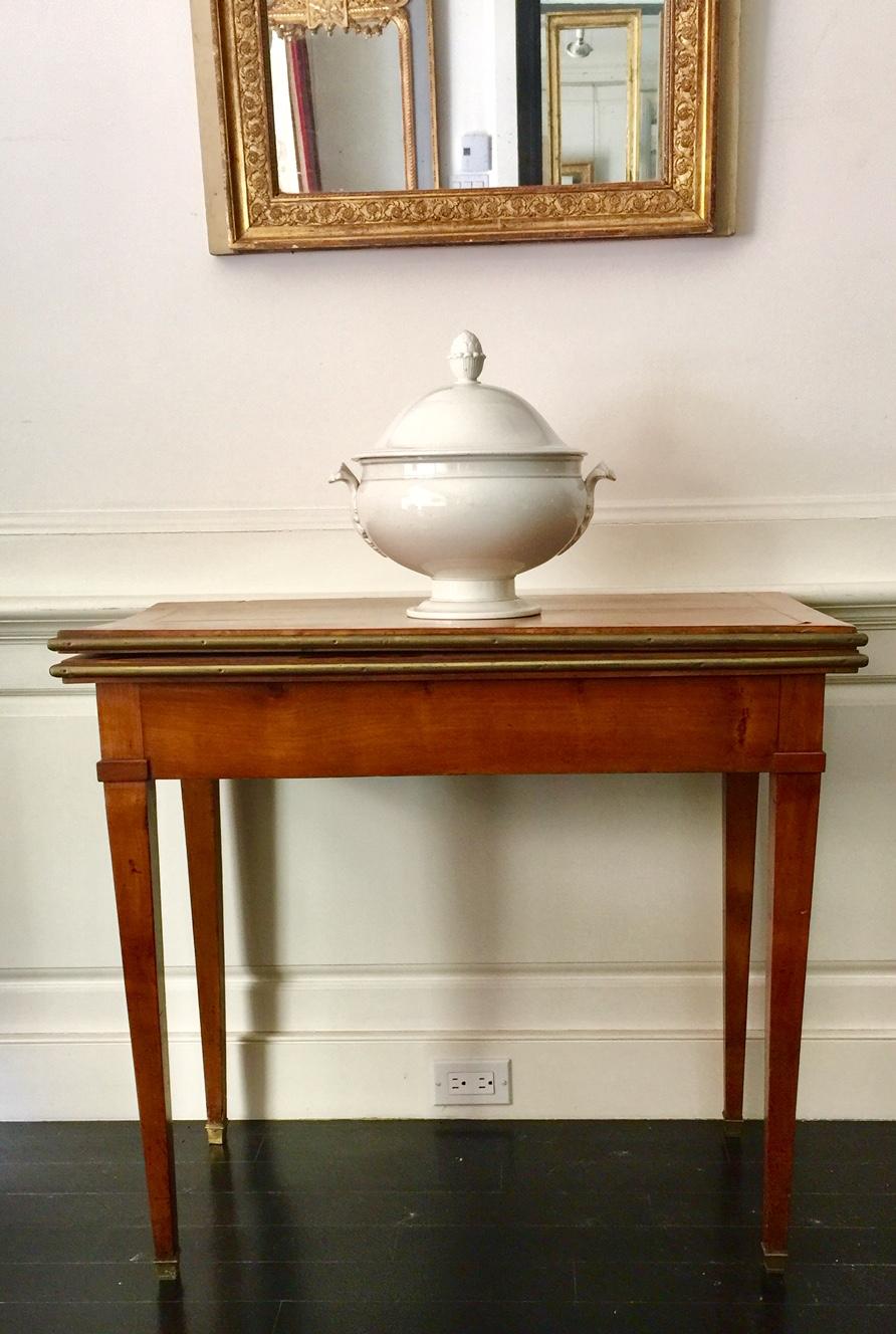 French Louis XVI Style Console Table/Games Table For Sale 2
