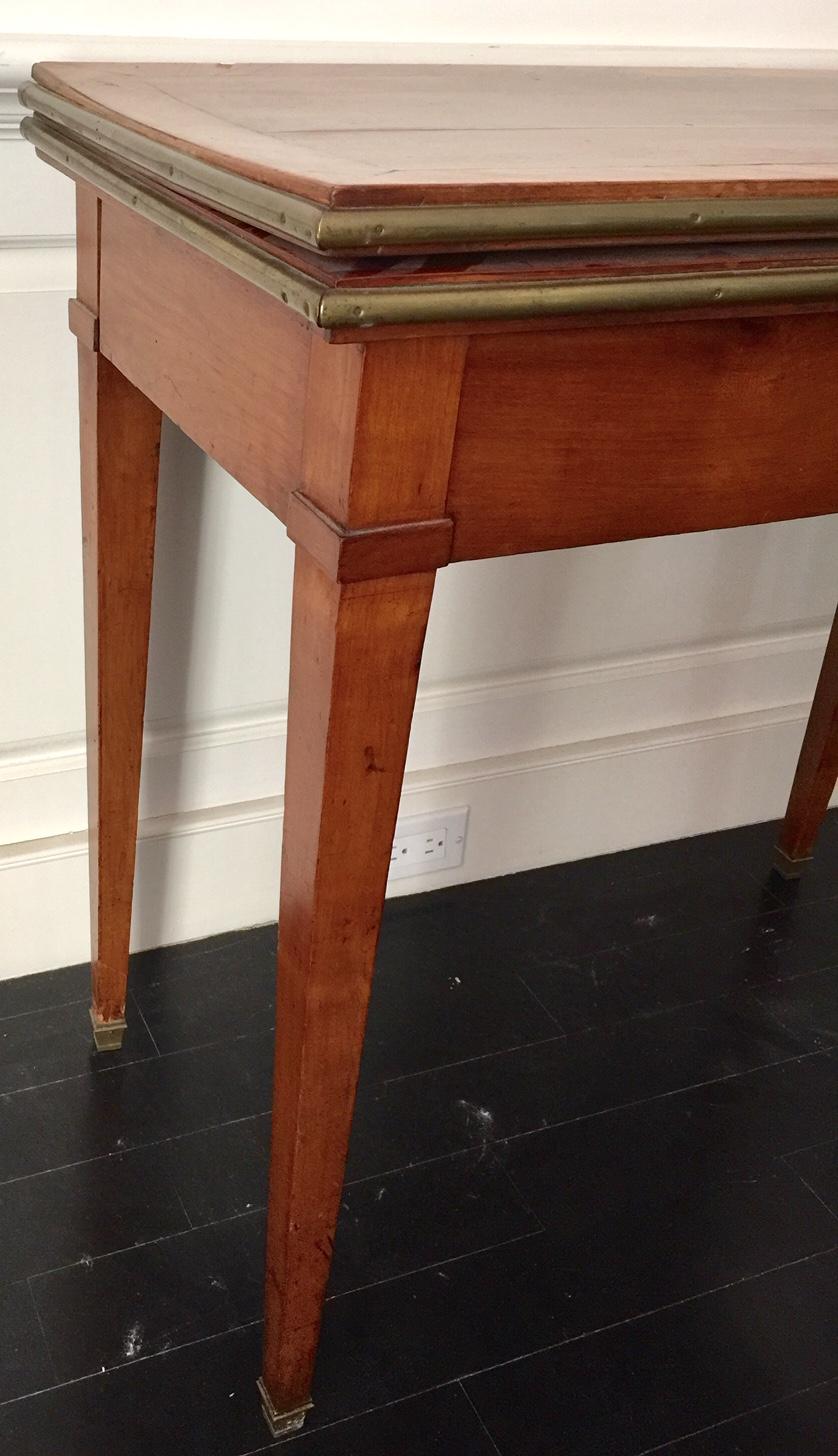 French Louis XVI Style Console Table/Games Table For Sale 3