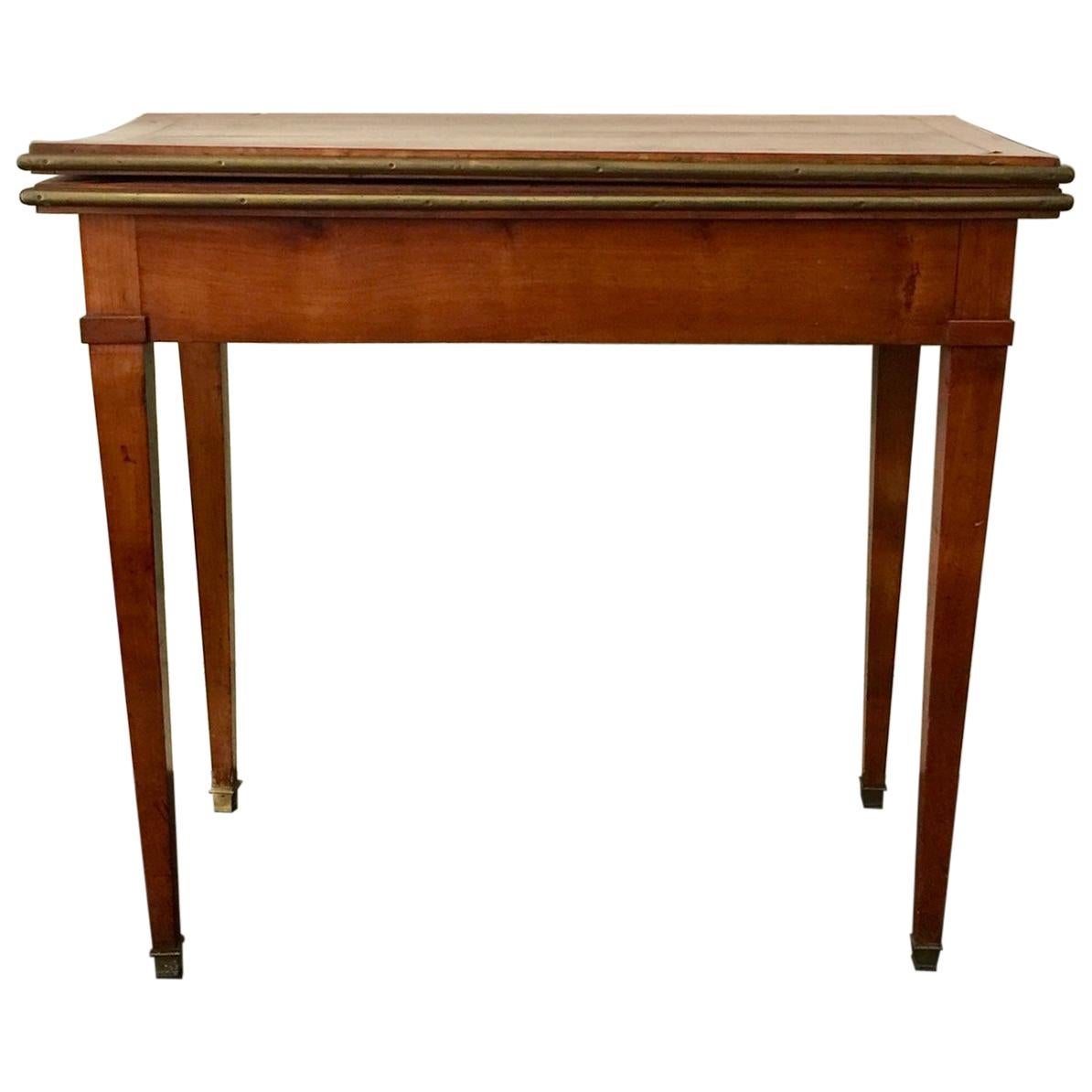 French Louis XVI Style Console Table/Games Table For Sale