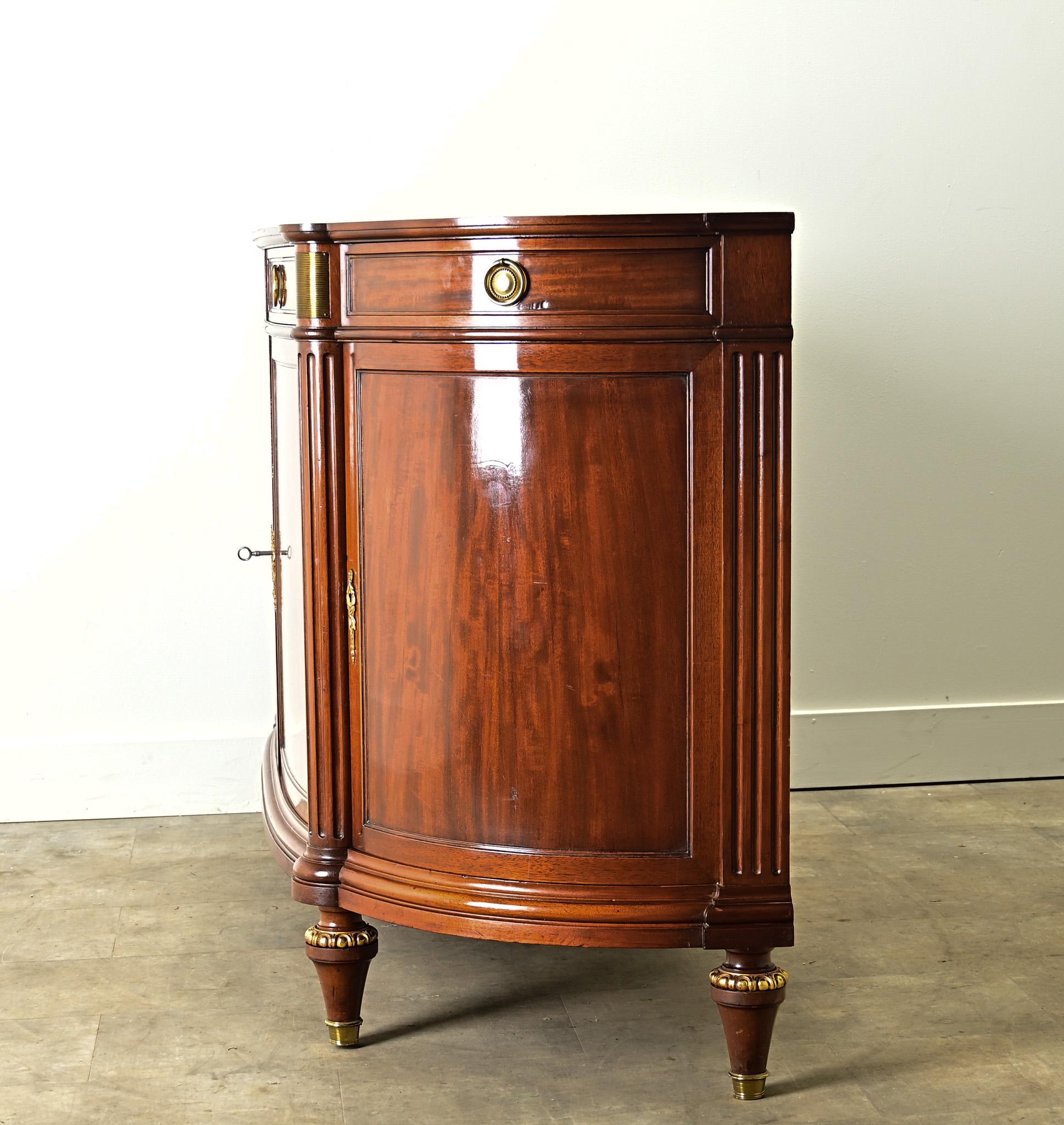 French Louis XVI Style Demilune Enfilade For Sale 12